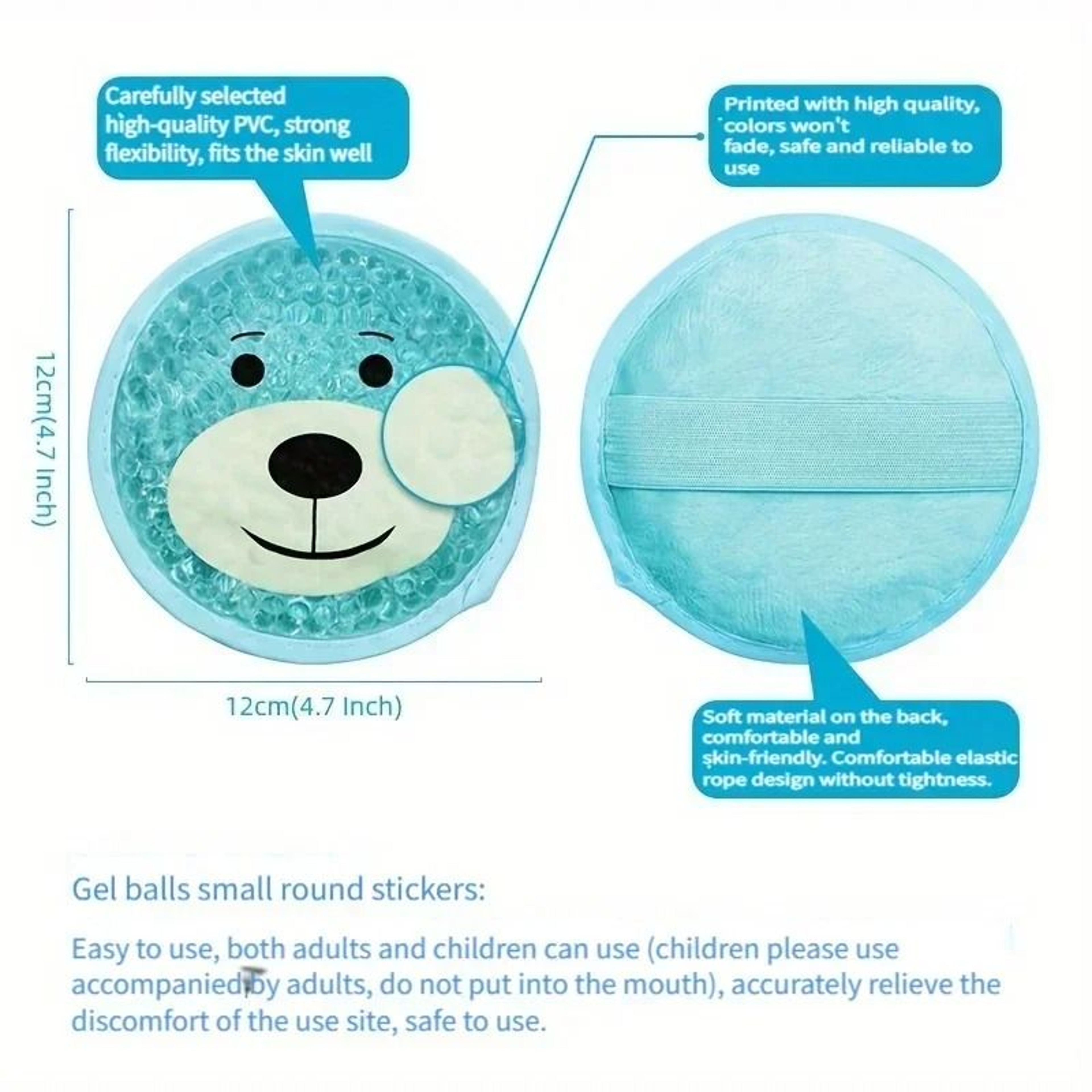 Reusable Cartoon Gel Ice Pack For Hot And Cold Therapy 1