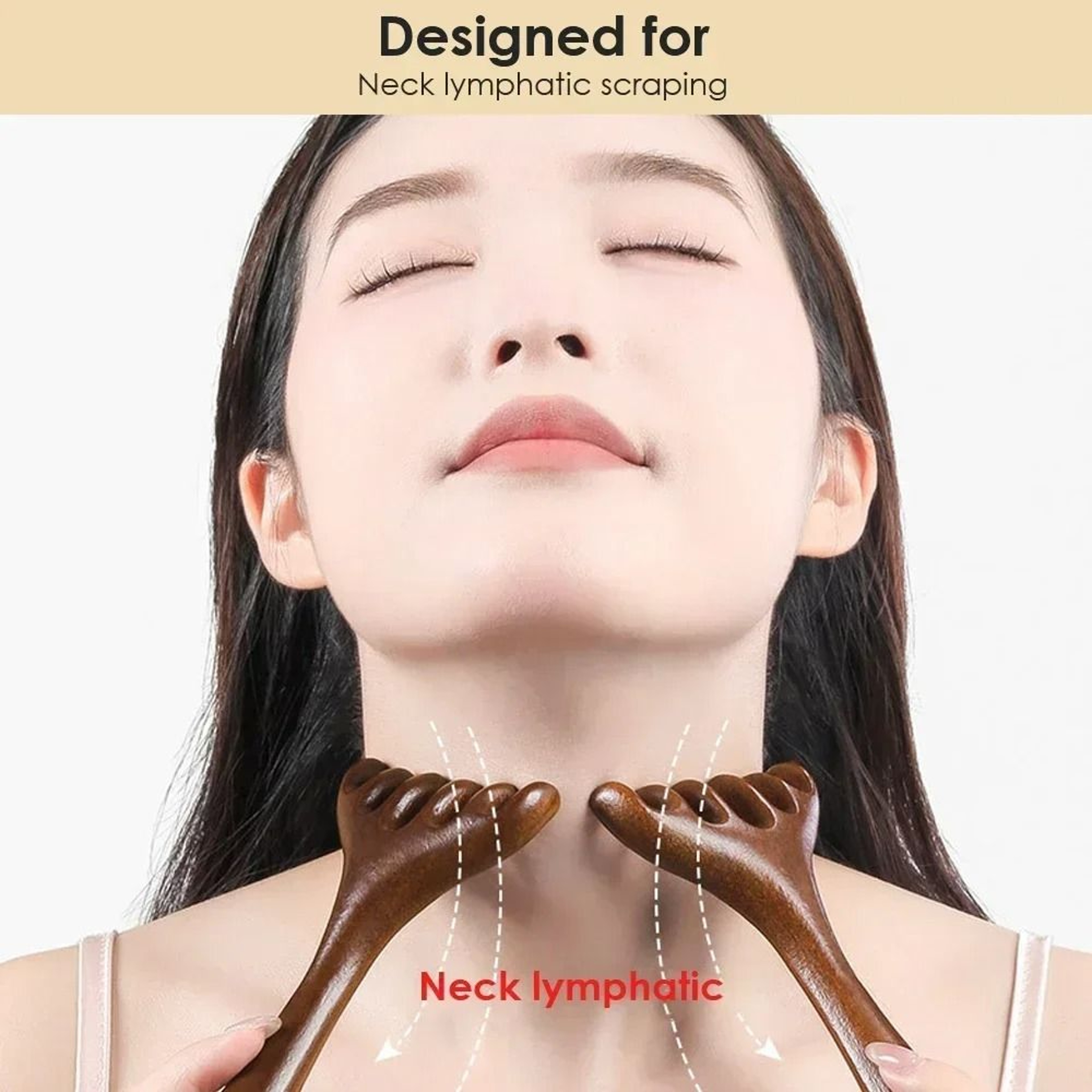 Natural Sandalwood Five Claw Scalp Massager Comb For Head And Body Relaxation 3