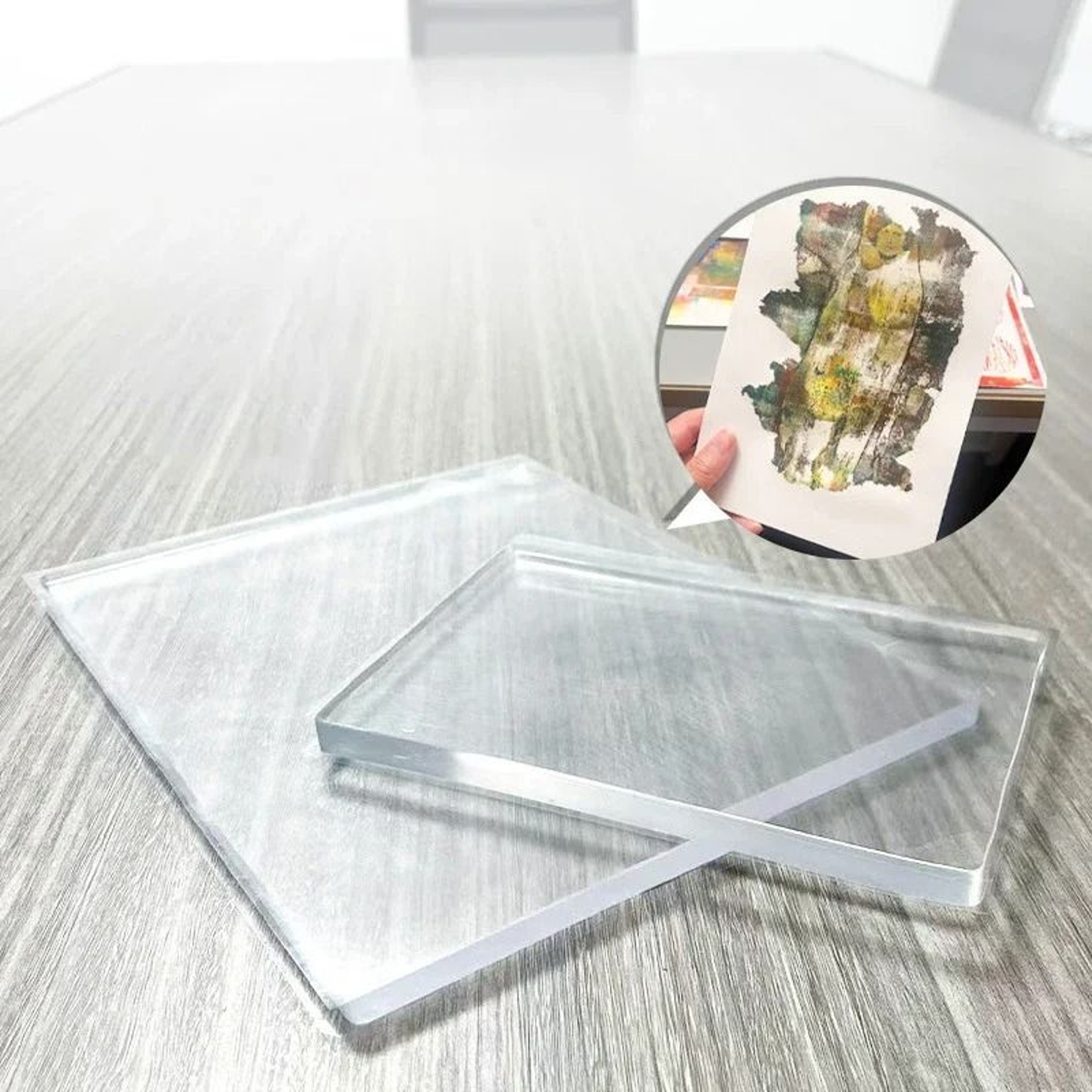 Reusable Gel Printing Plate For Monoprinting And Art Crafts 0