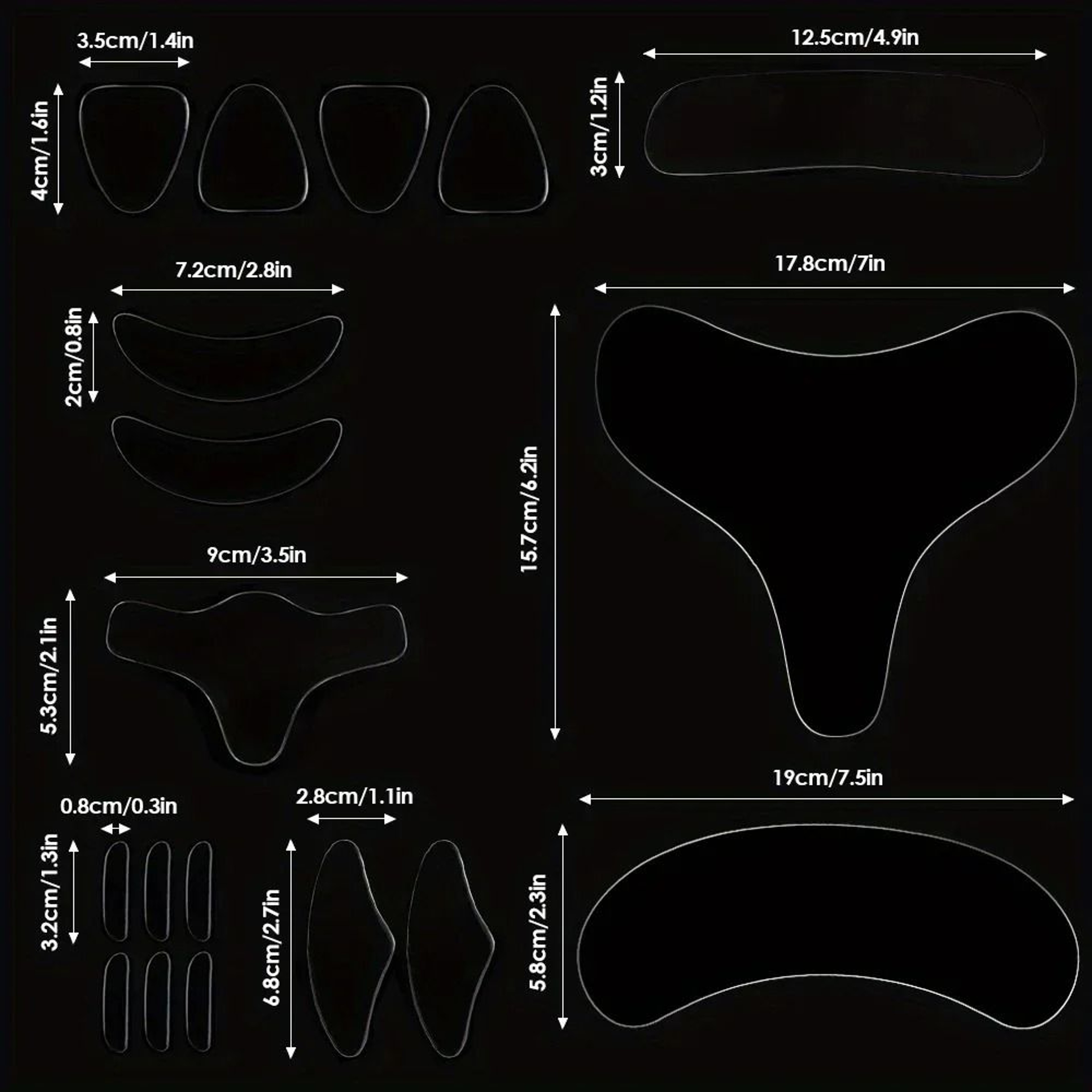 Reusable Silicone Face Patches For Wrinkle Prevention And Skin Smoothing 3