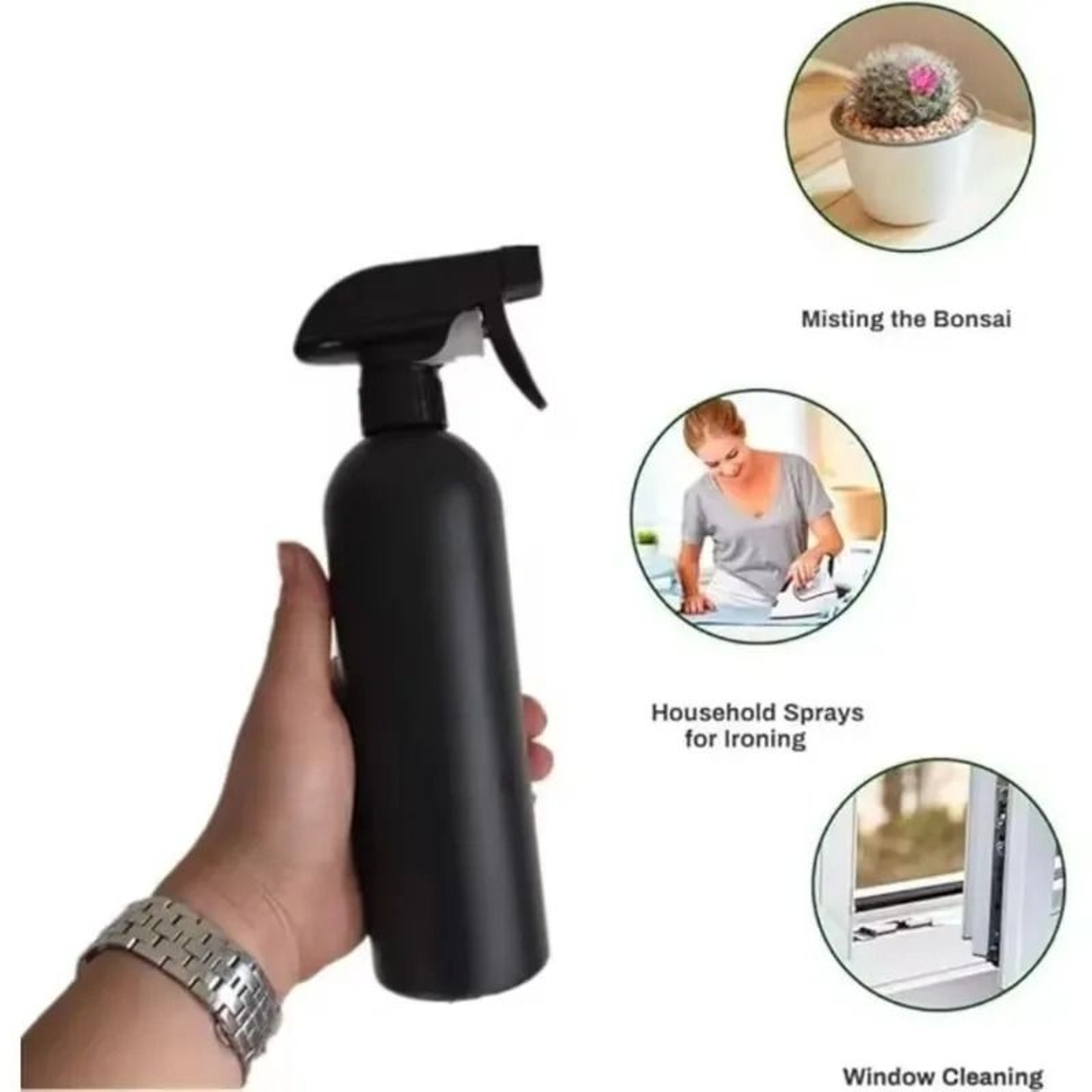 500ml Refillable Fine Mist Spray Bottle For Hair And Skin Care 1