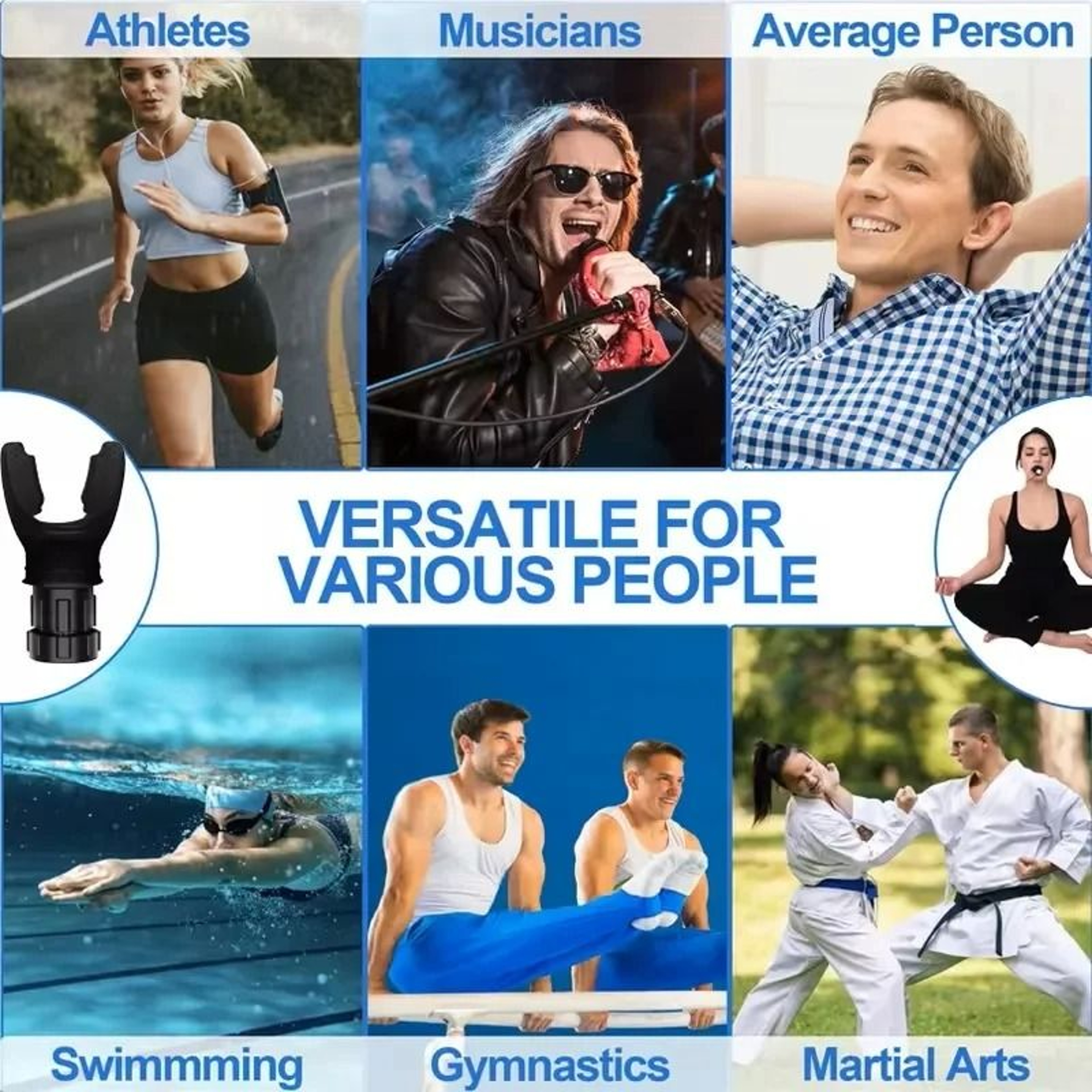 Portable Lung Capacity Breathing Trainer With Adjustable Resistance 5