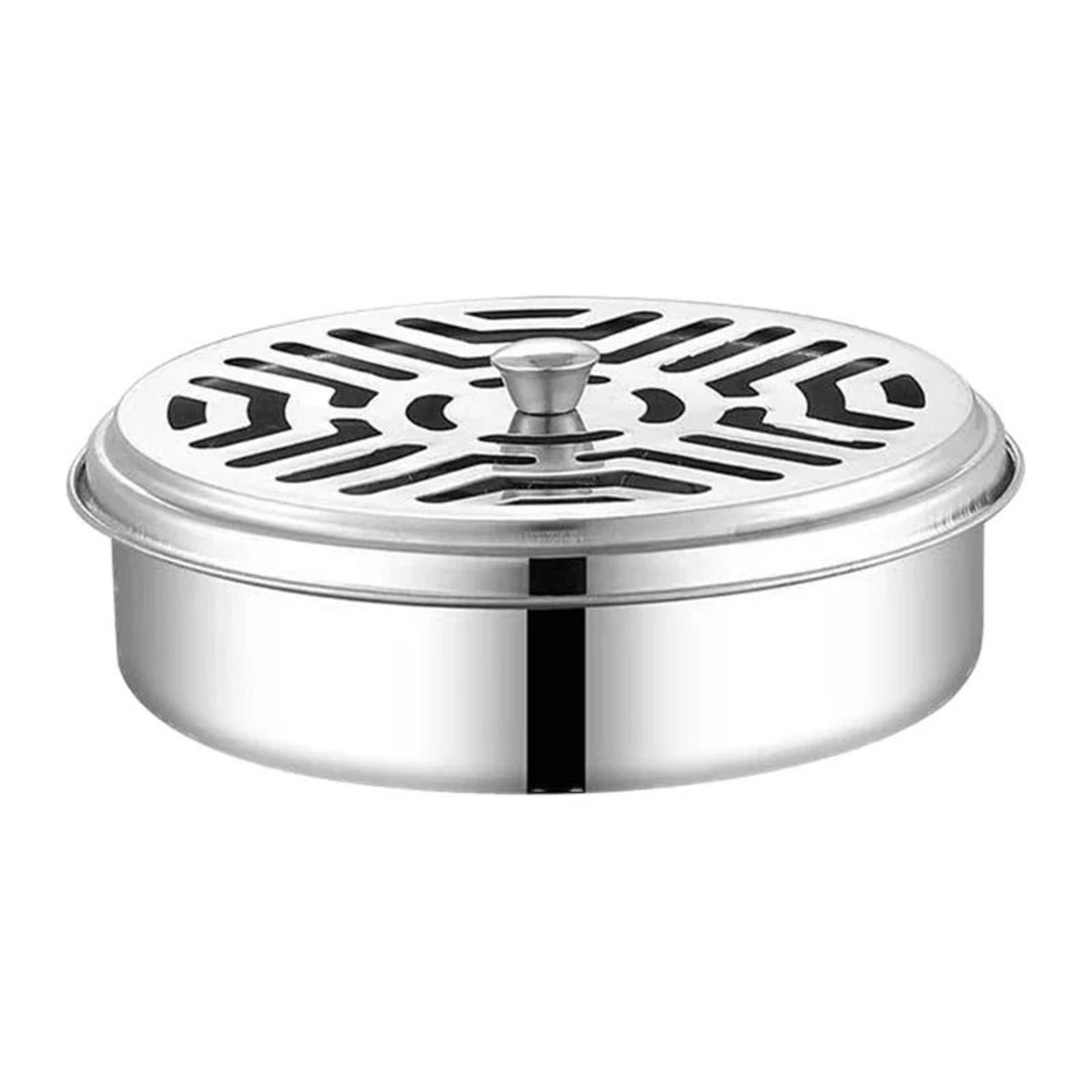 Stainless Steel Mosquito Coil Holder With Protective Cover 6