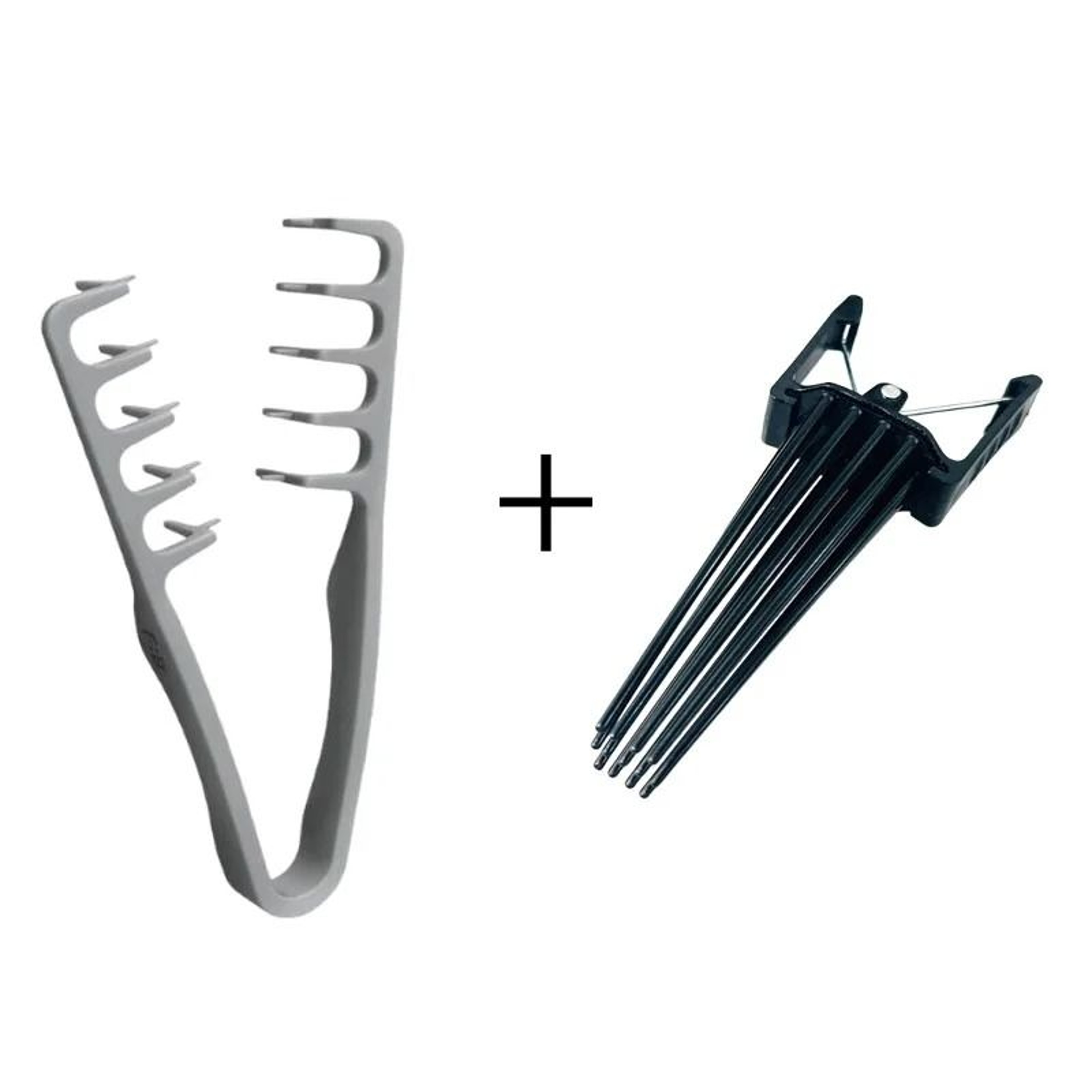 Fluffy Hair Root Styling Clip And Texture Comb Set 6