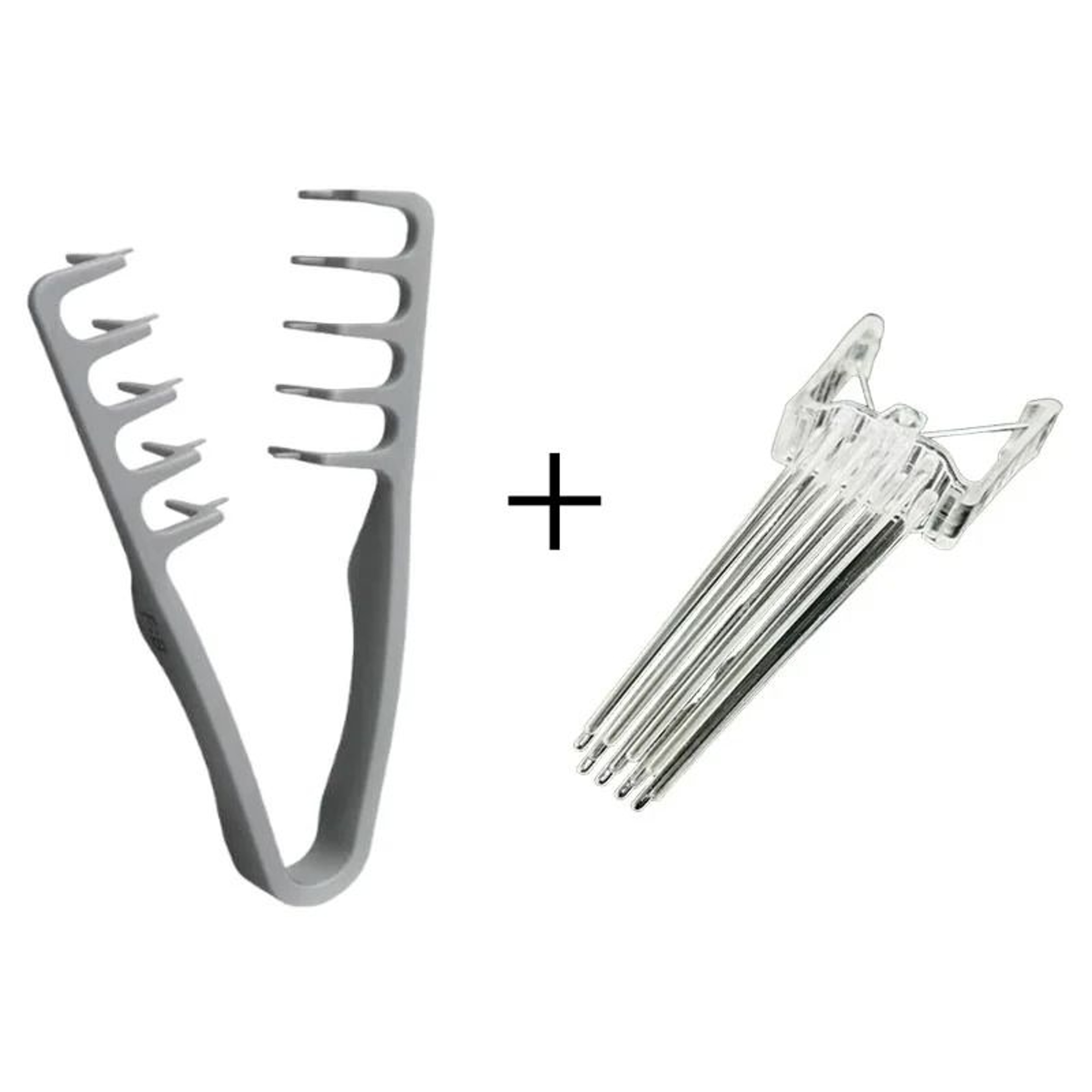 Fluffy Hair Root Styling Clip And Texture Comb Set 7