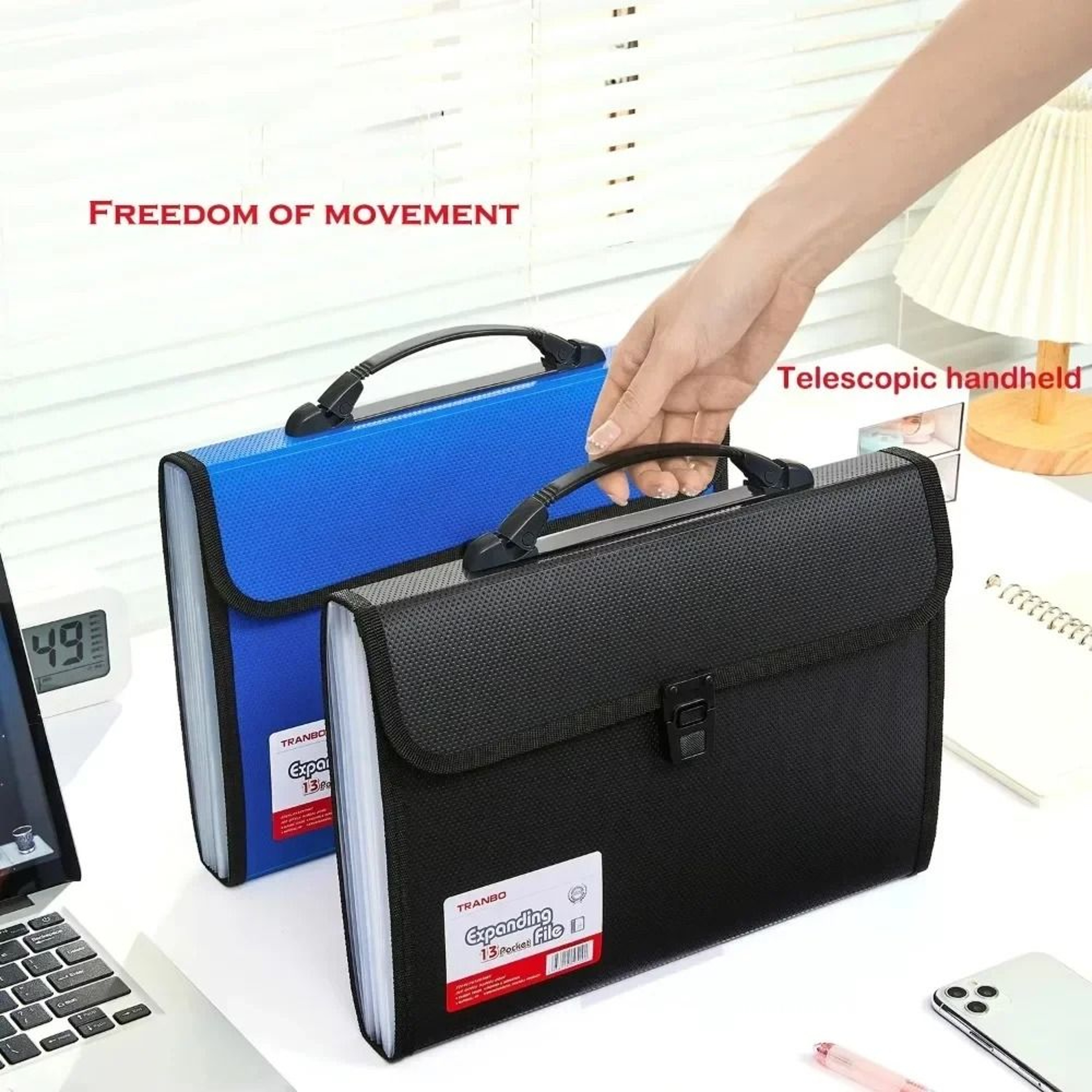 A4 Expanding File Folder With 13 Pockets 0