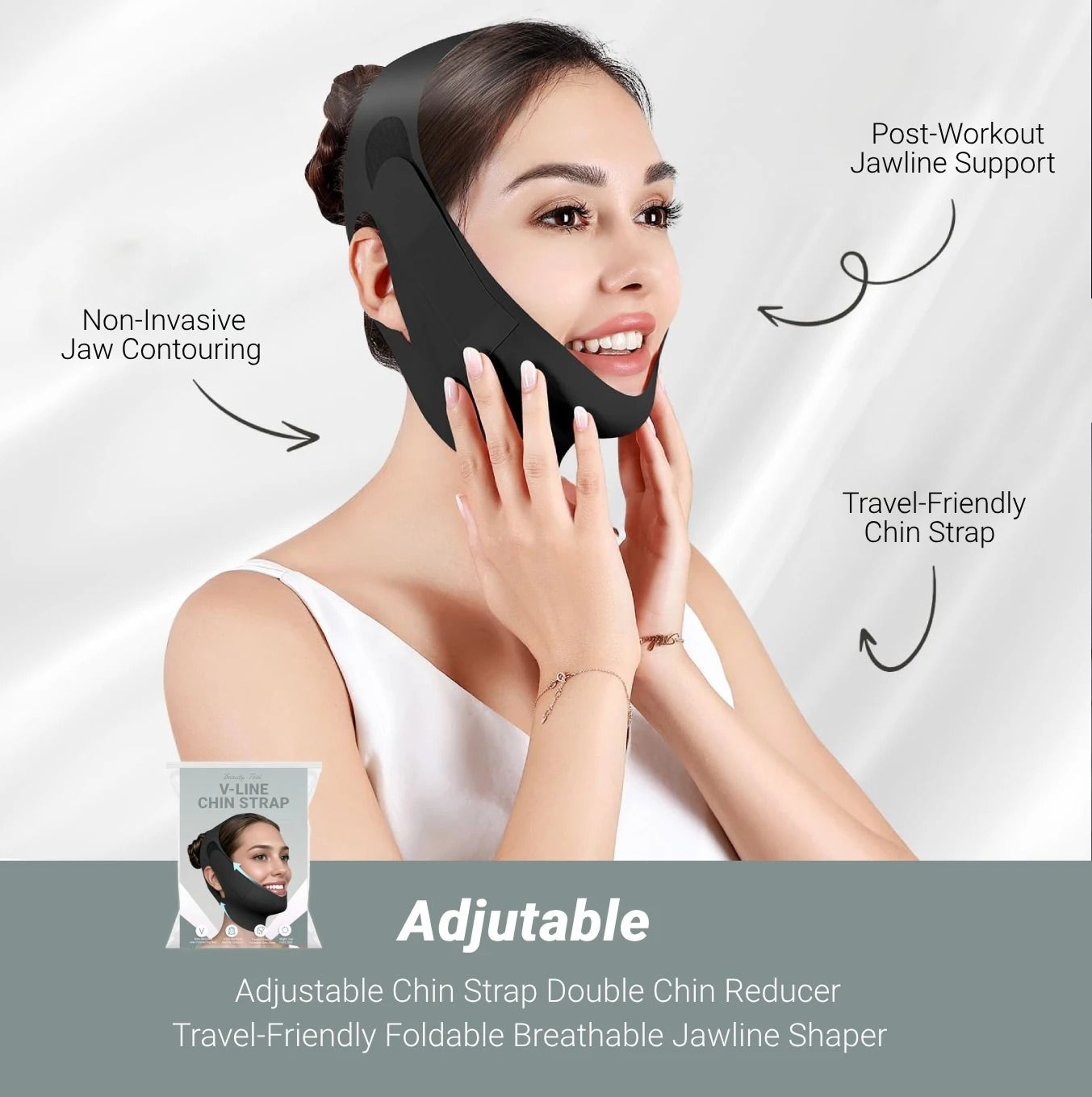 V Line Lifting Chin Strap Adjustable Jawline Shaper 1