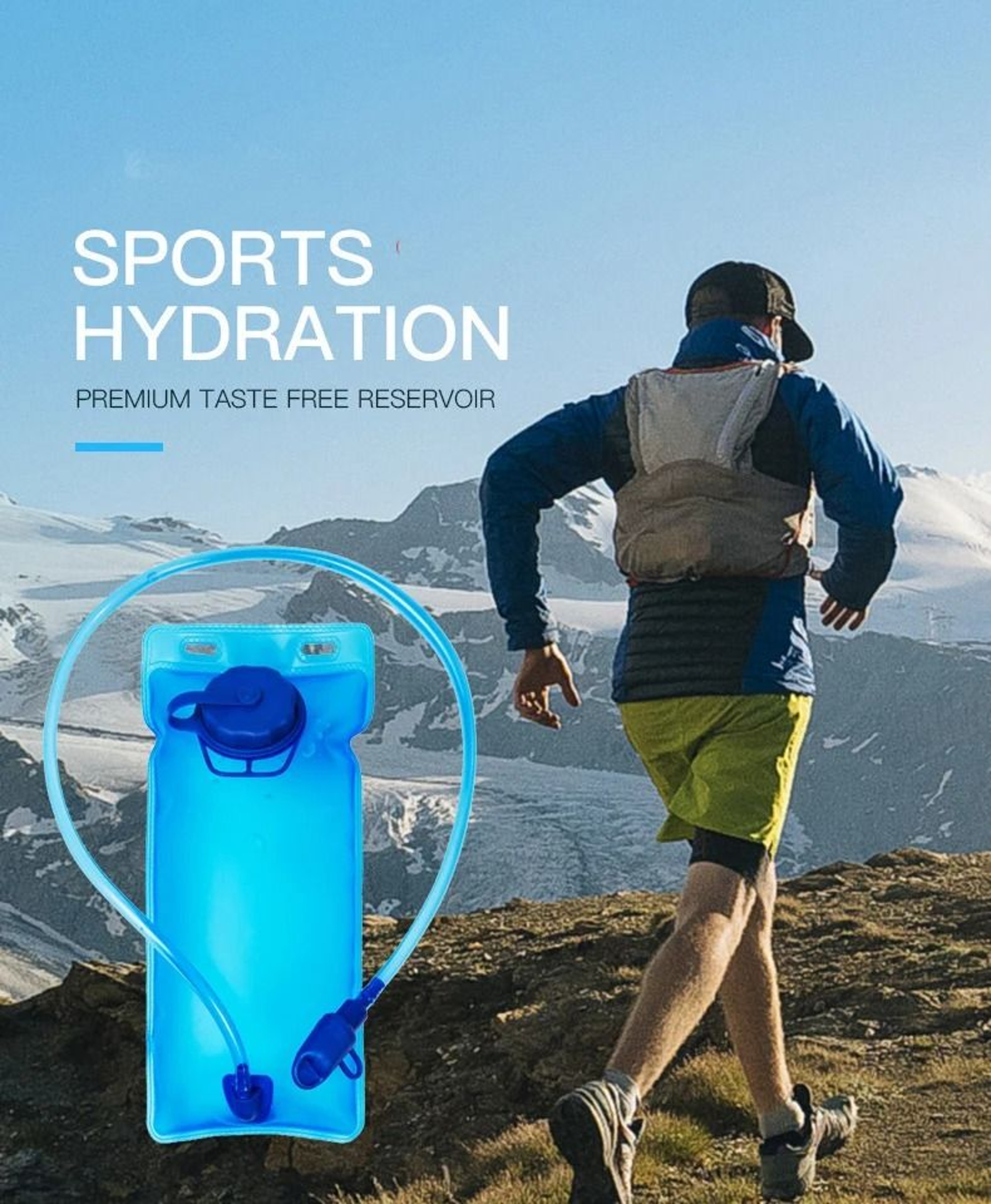 BPA Free Hydration Water Bladder For Outdoor Sports 4