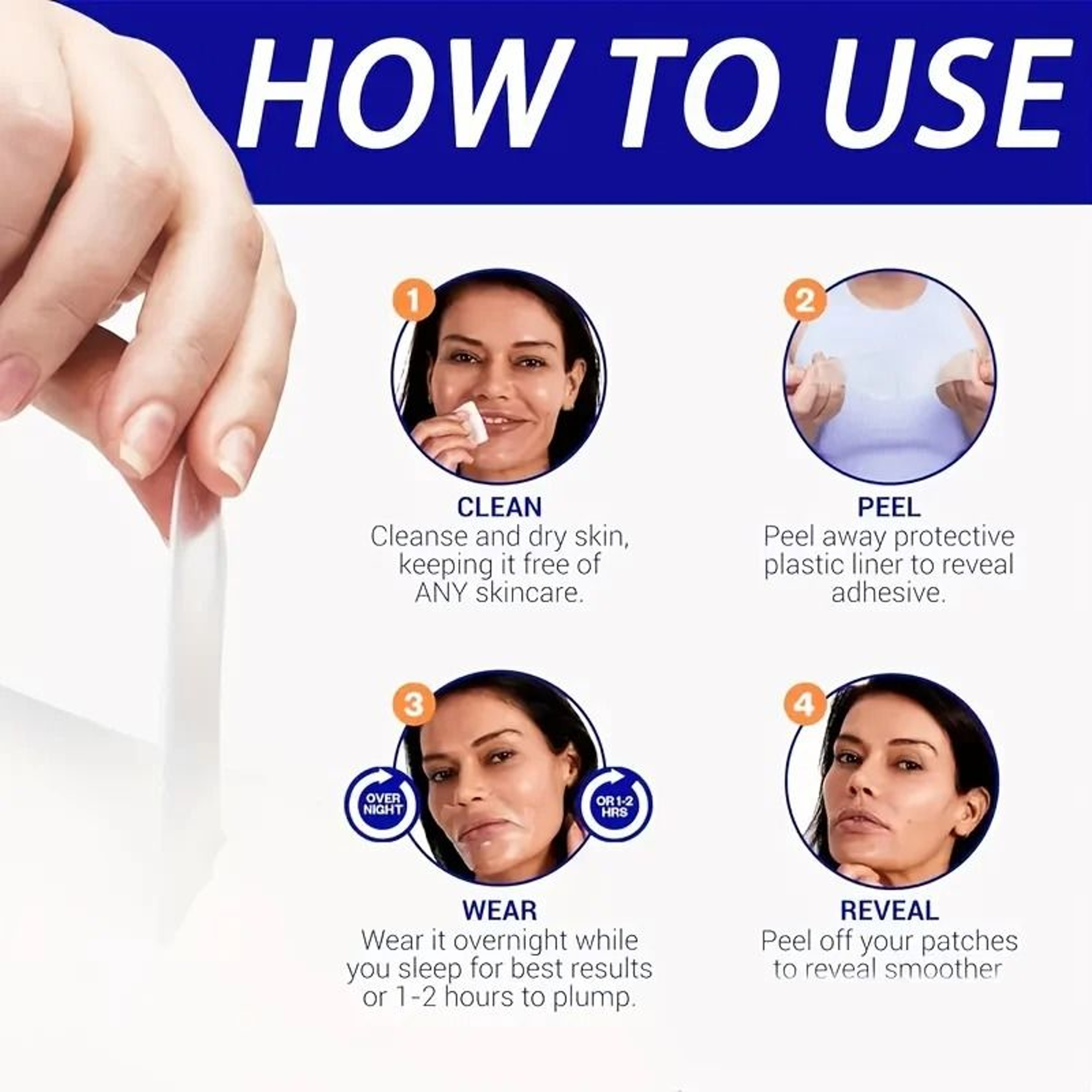 Reusable Silicone Face Mask Patches Set For Facial Skincare 2