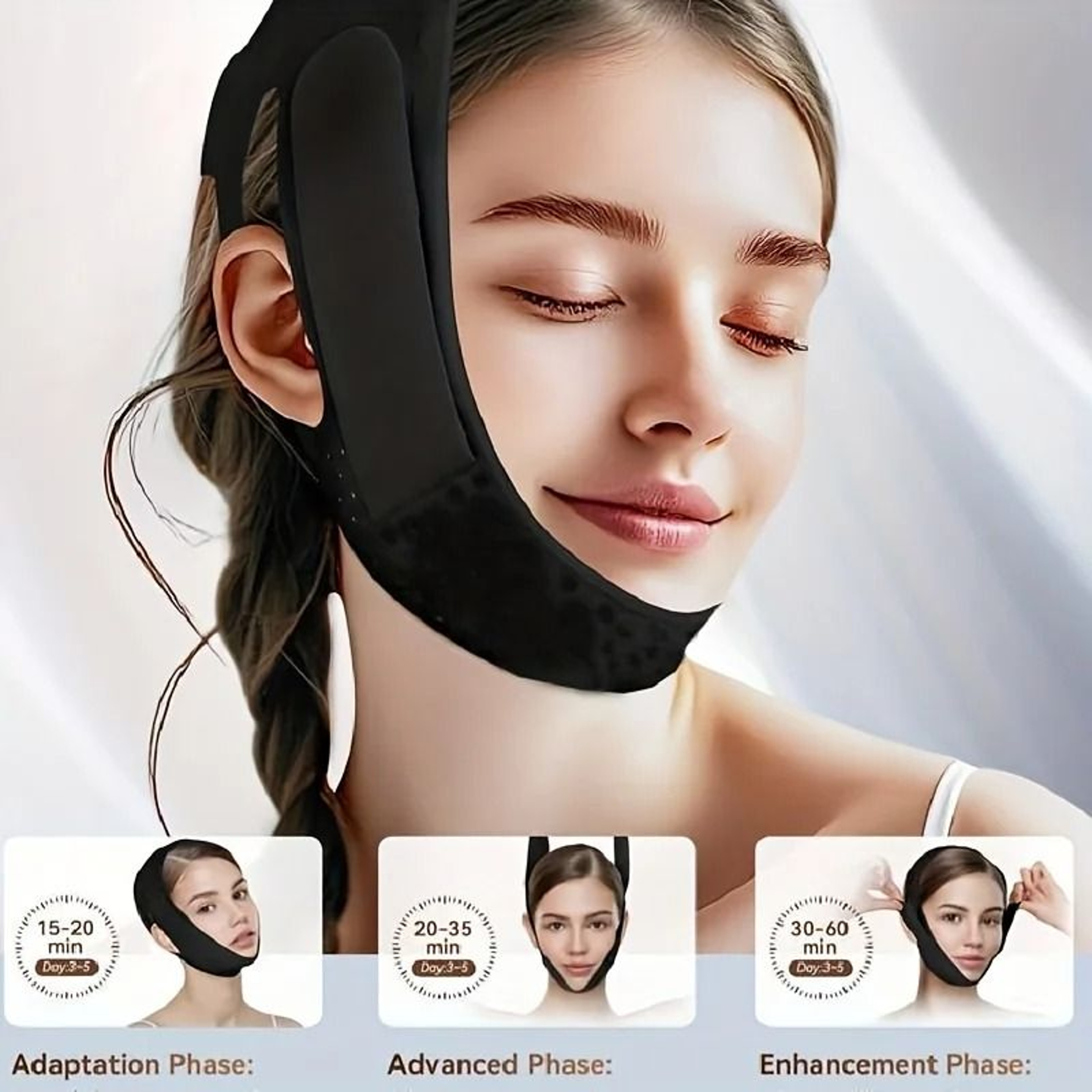 V Face Lifting Bandage Jawline Support Strap 6