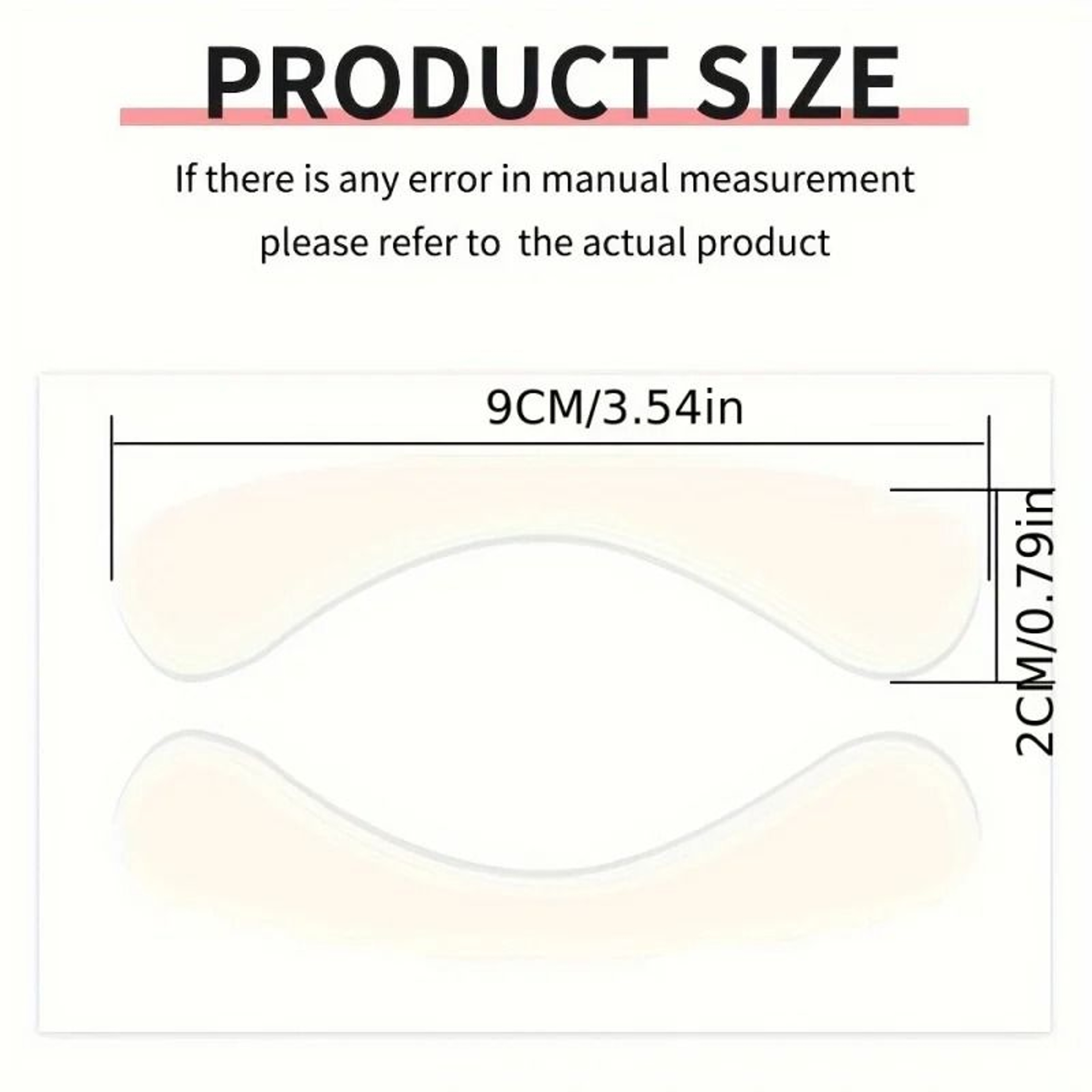 Hypoallergenic Silicone Lip Pads Reusable Facial Patch Set 3