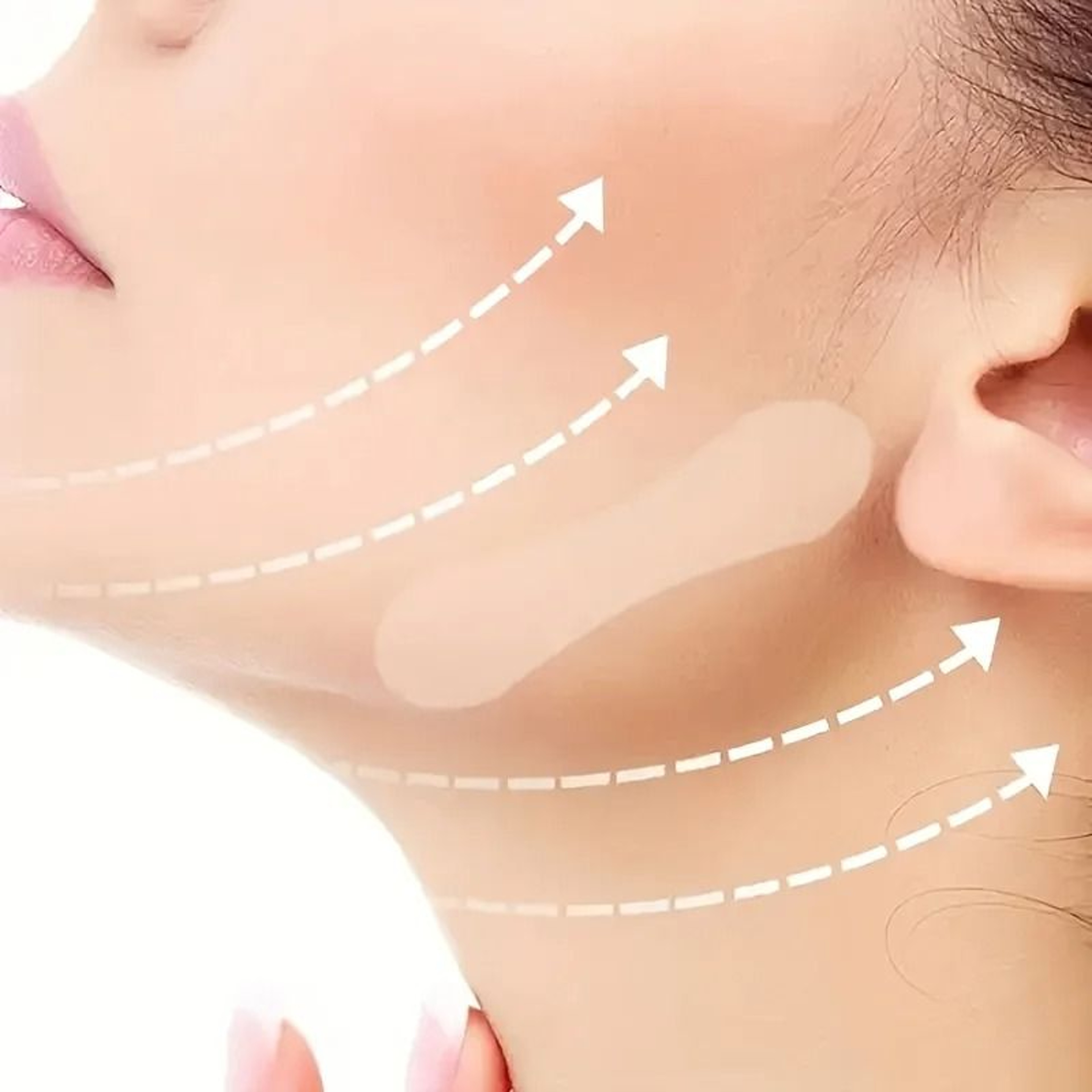 Invisible V Shape Facial Lift Tape For Chin And Cheek Contour 1
