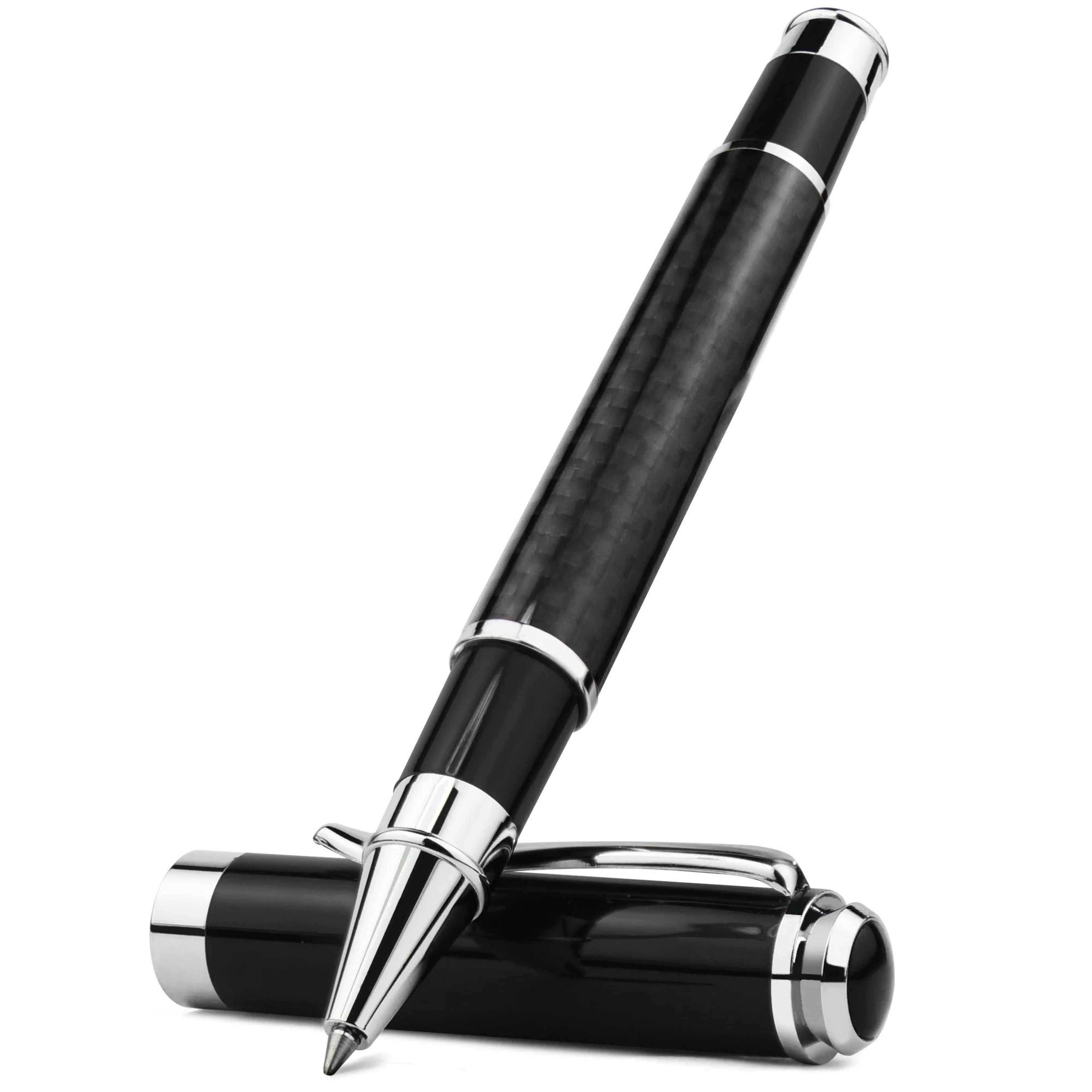 Carbon Fiber Signature Gel Pen With 05mm Fine Point 0