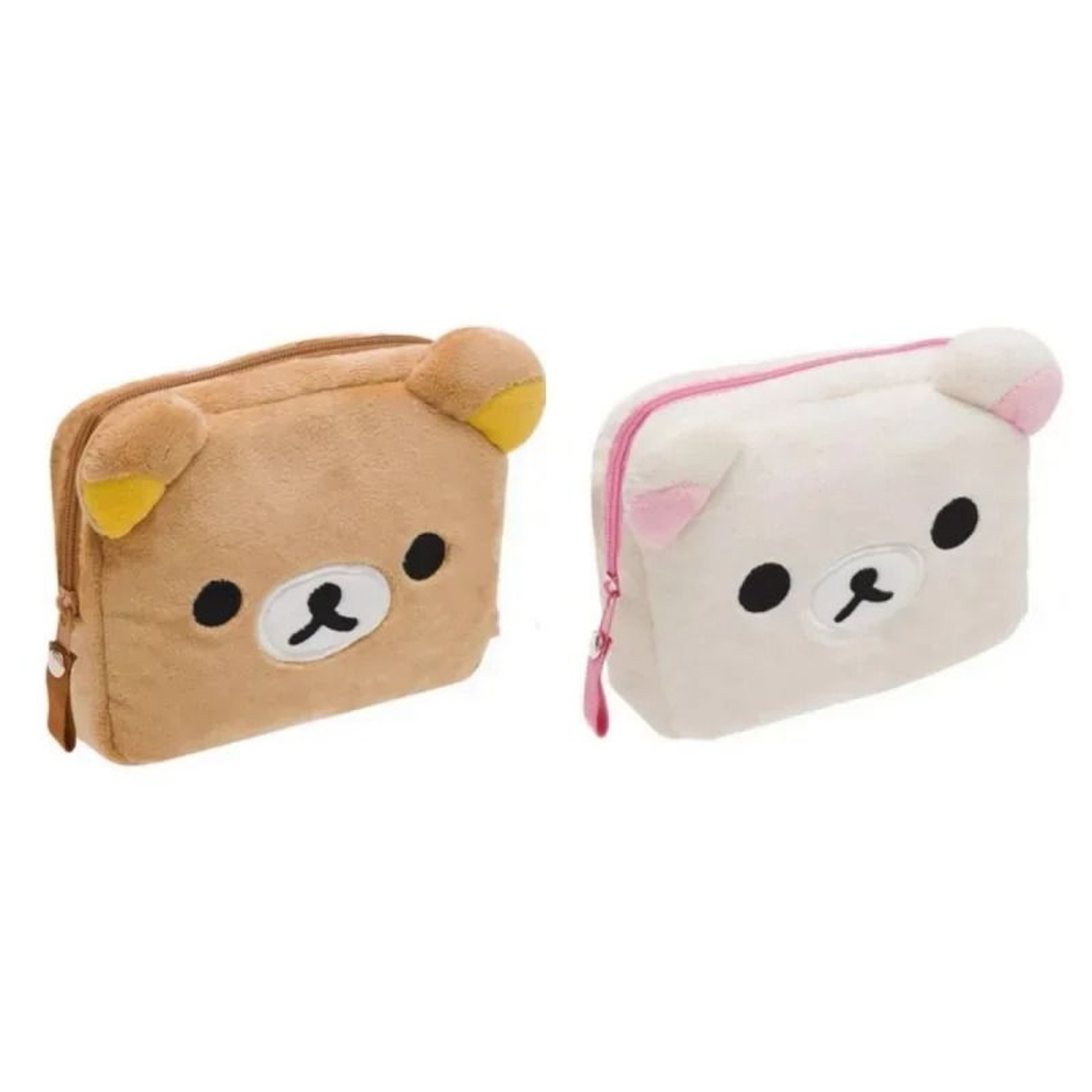 Cute Cartoon Bear Makeup Storage Bag With Multiple Compartments 8