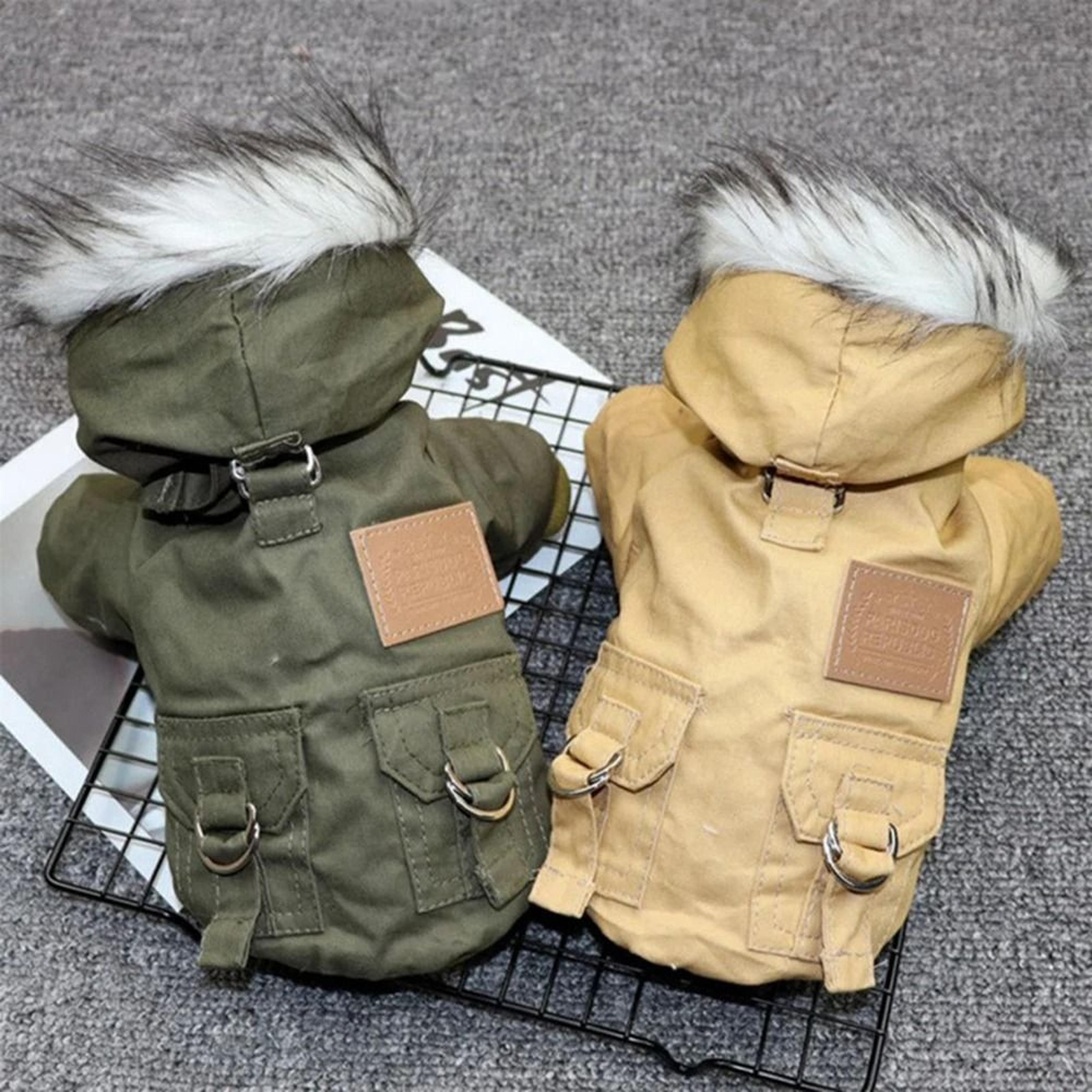Dog Winter Jacket With Built In Harness For Cold Weather Walks 0