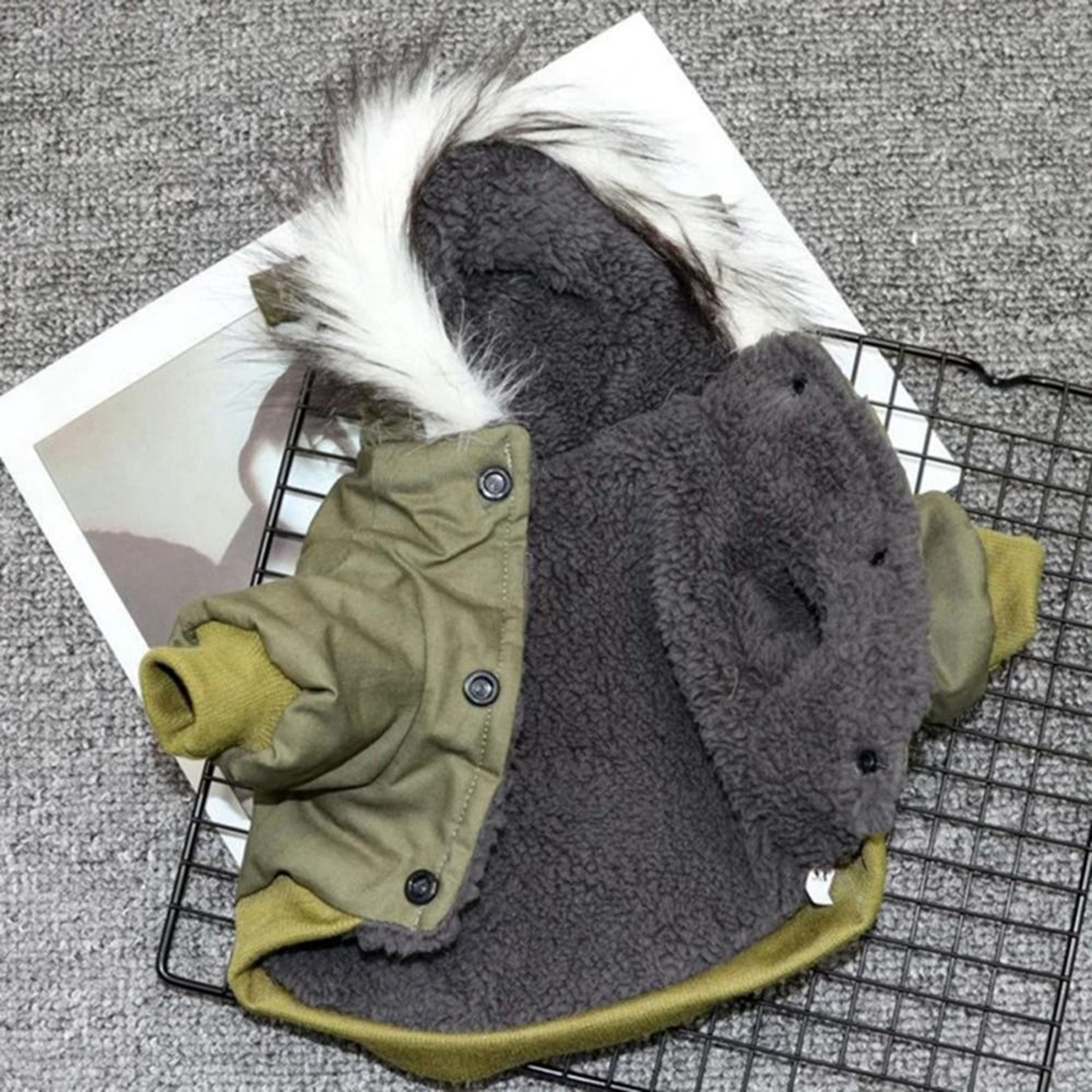 Dog Winter Jacket With Built In Harness For Cold Weather Walks 4