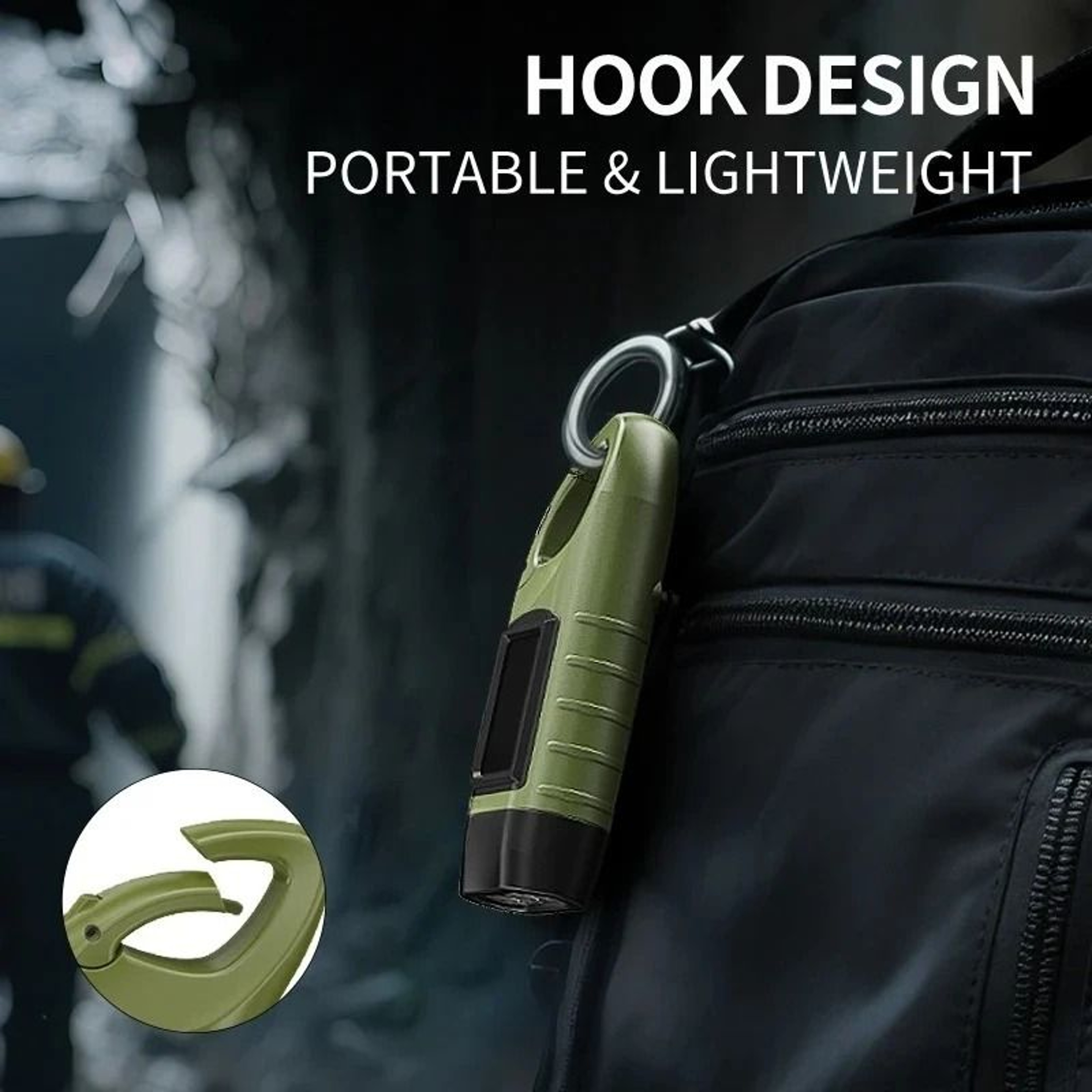 Solar Hand Crank LED Emergency Flashlight With Power Bank 3