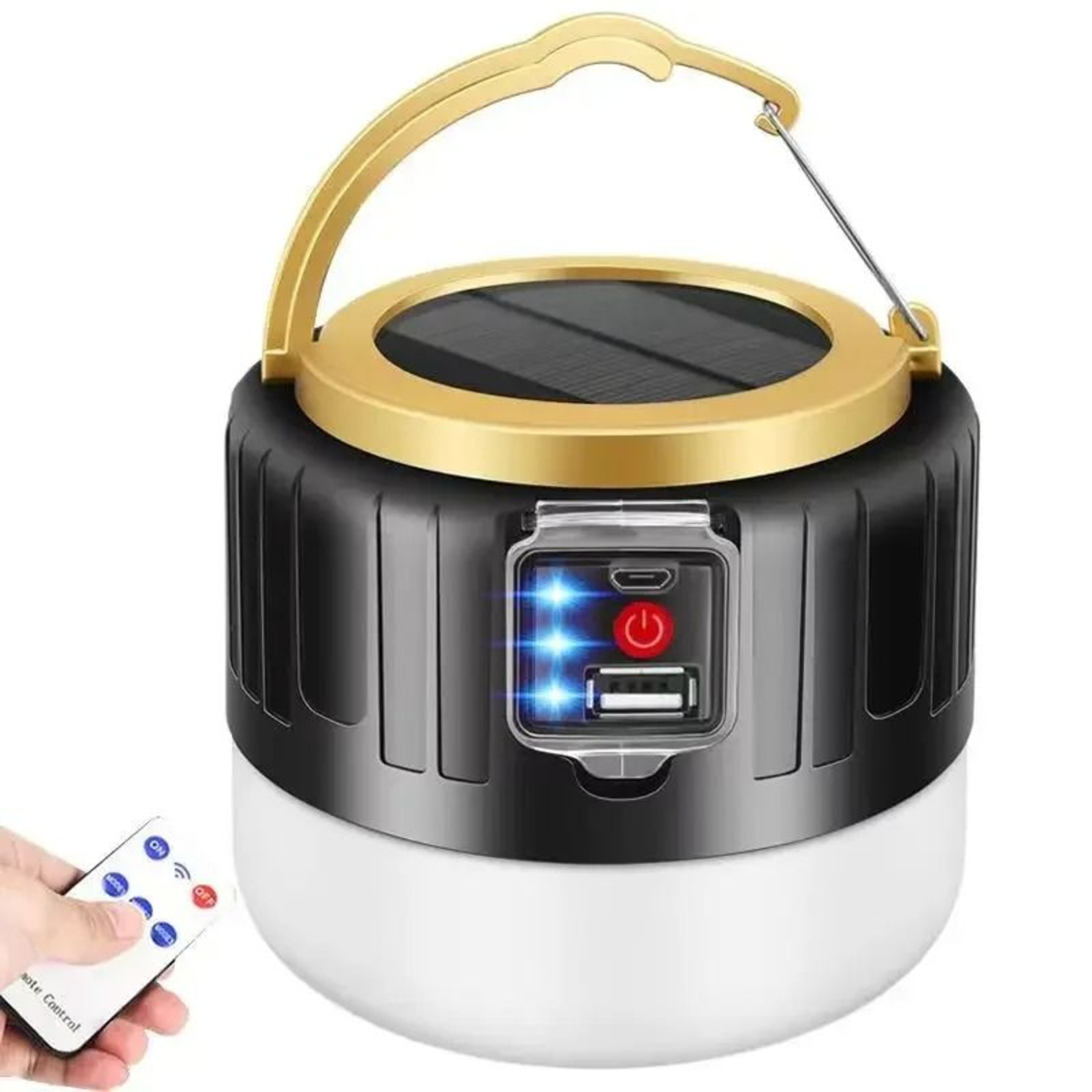 Solar Rechargeable LED Camping Lantern For Outdoor And Emergency Use 4