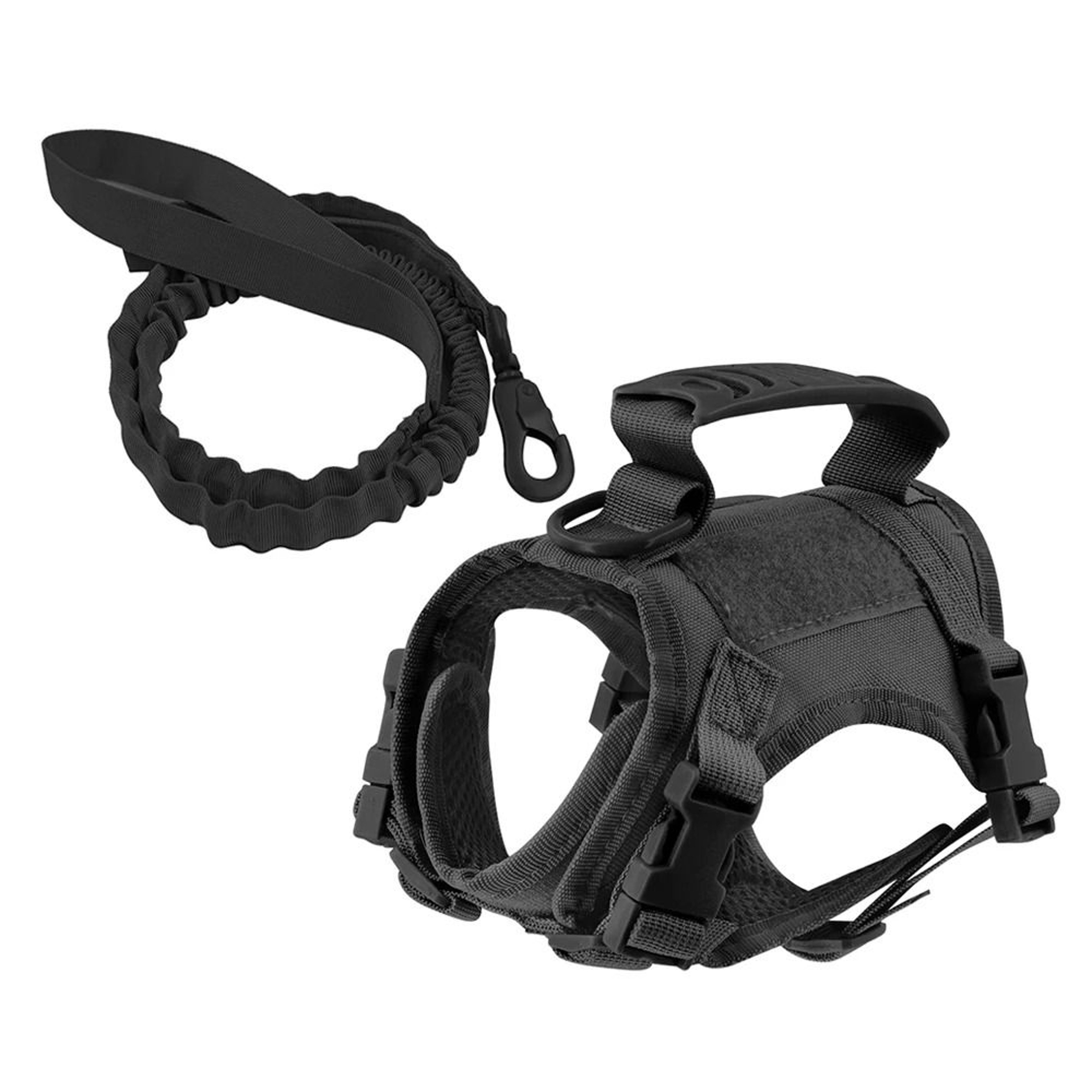Adjustable Tactical Cat And Puppy Harness With Leash For Secure Training Walks 7