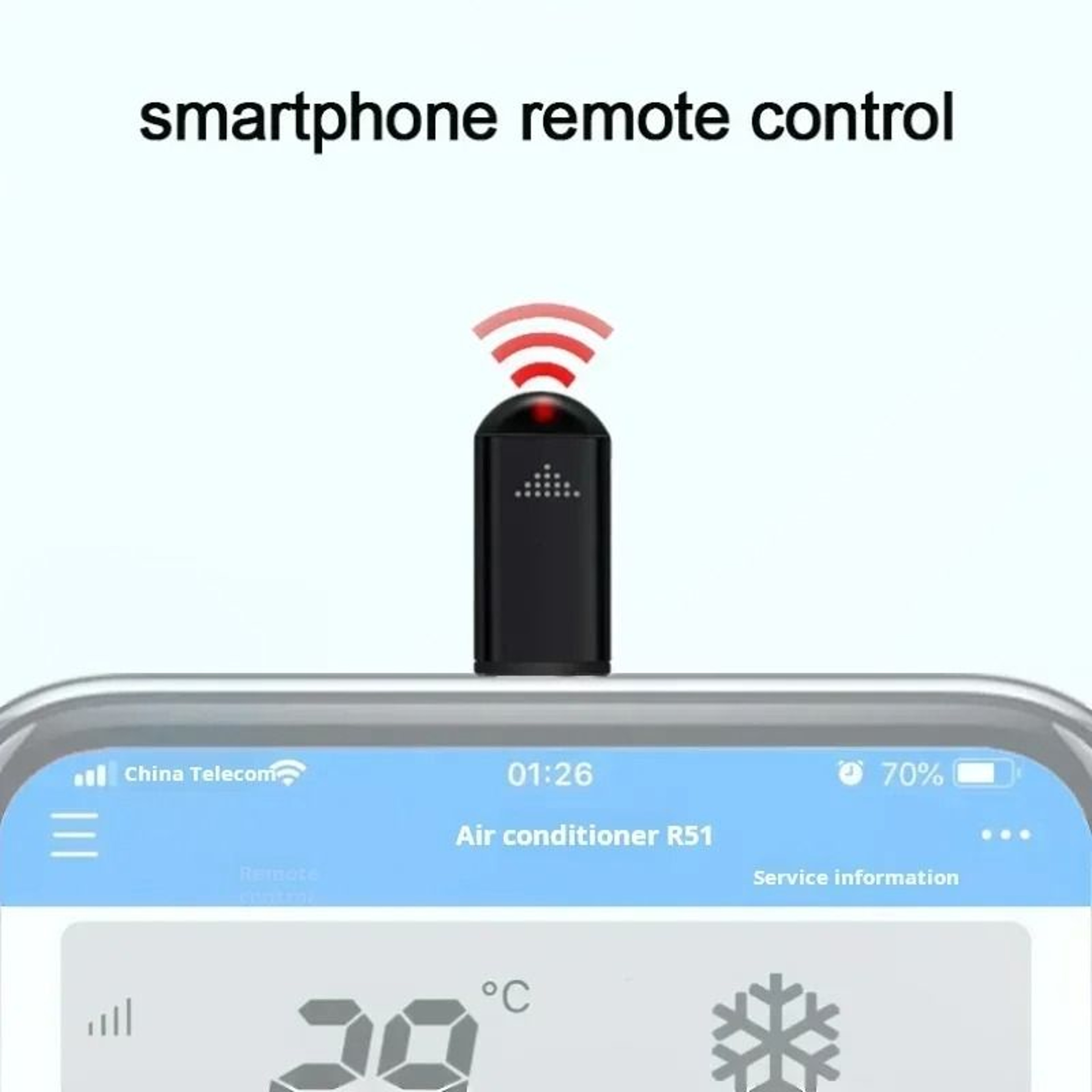 Type C Smartphone Infrared Remote Control Adapter For TV And Home Appliances 1