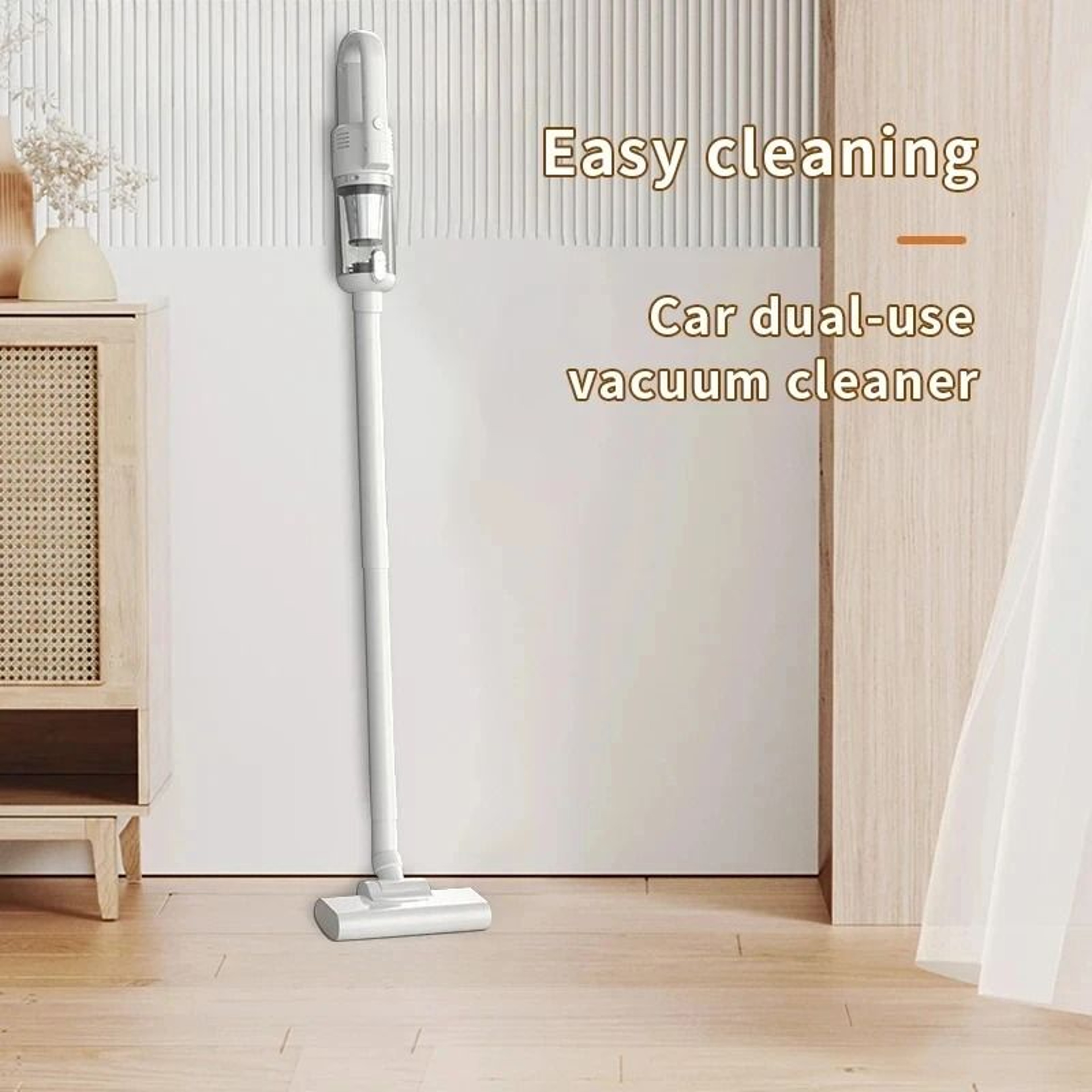 6500Pa Cordless Handheld Vacuum Cleaner For Car And Home With LED Light And Multi Tool Kit 2