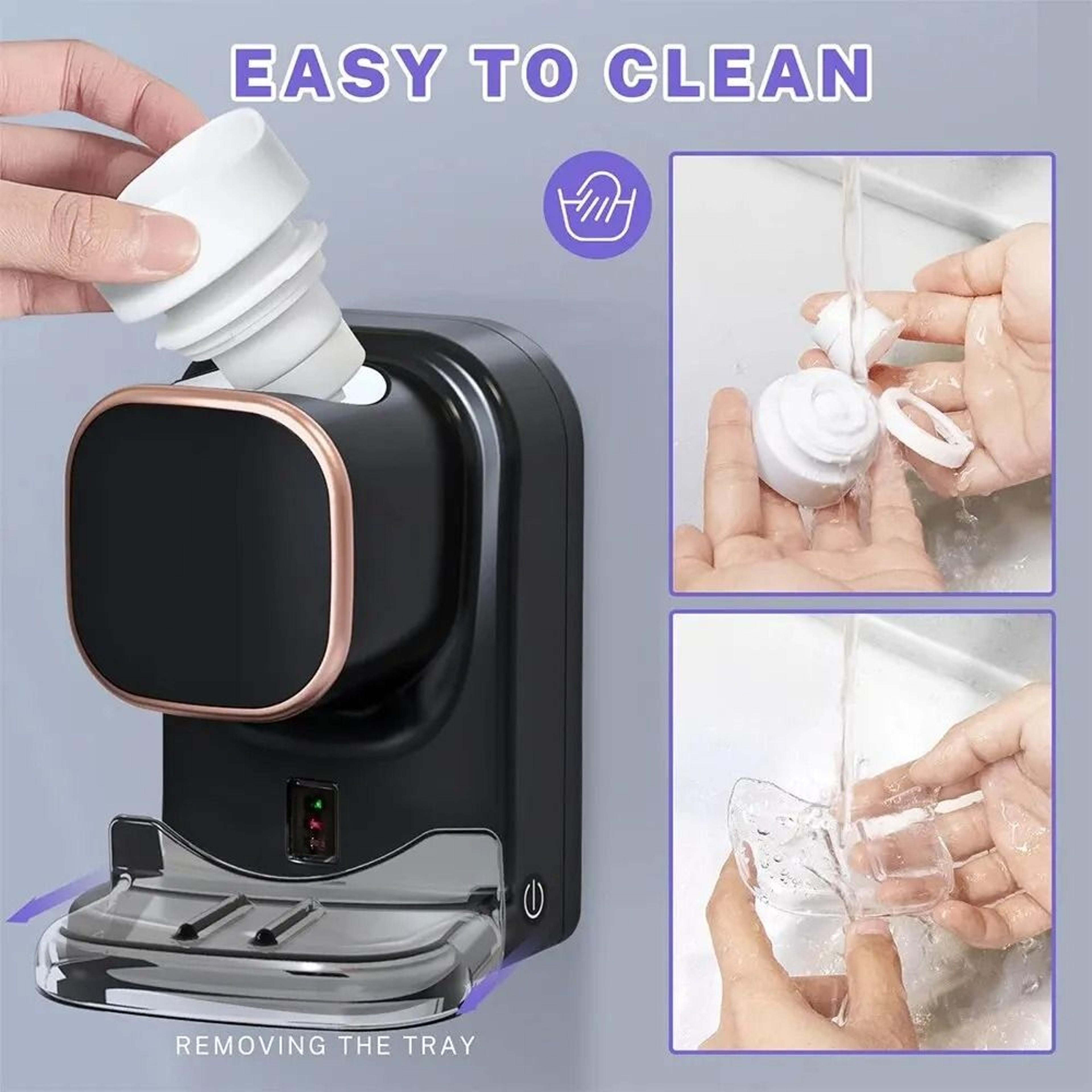Automatic Wall Mounted Toothpaste Dispenser With Touchless Sensor And Adjustable Modes 3