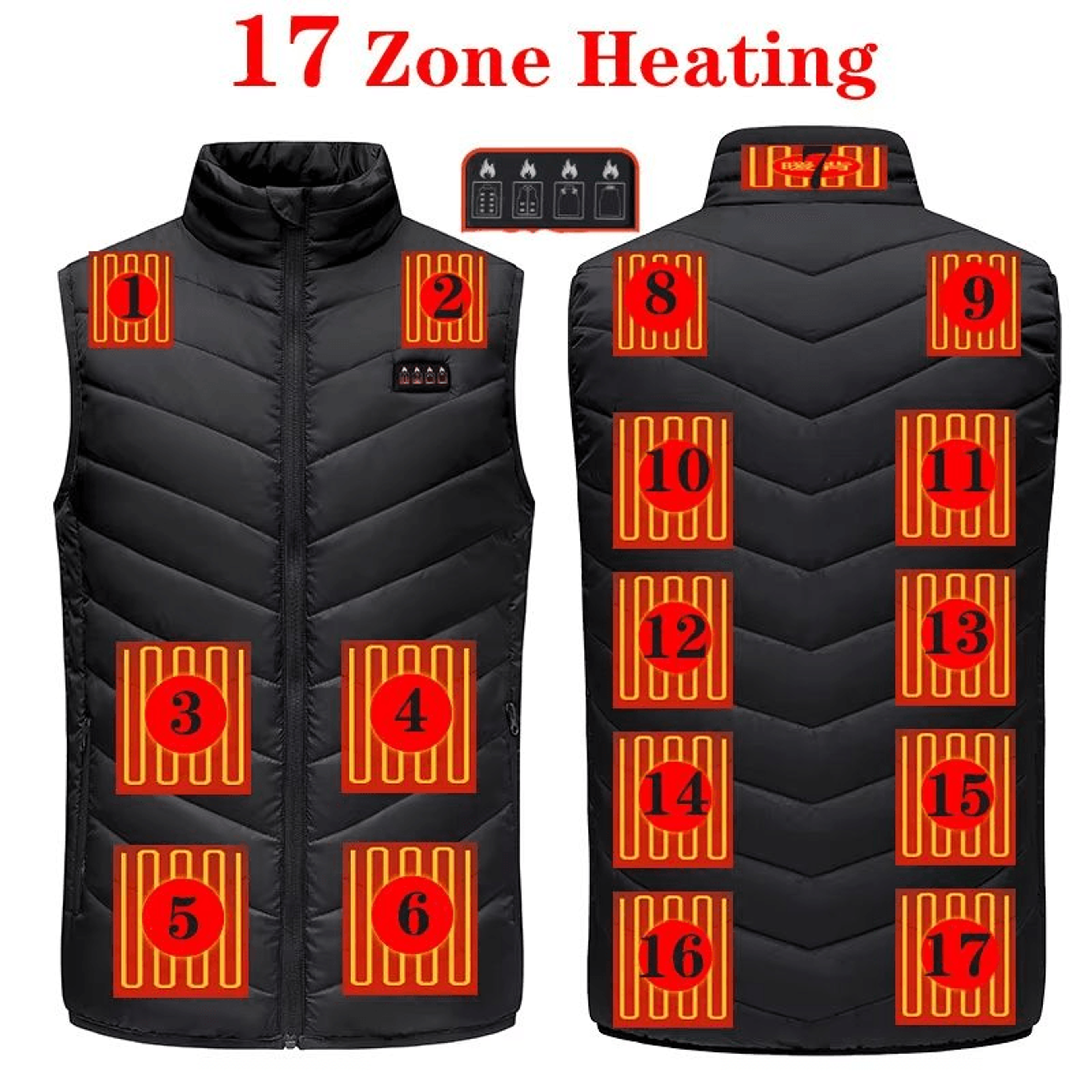 Commuter entering bus with heated vest under hoodie