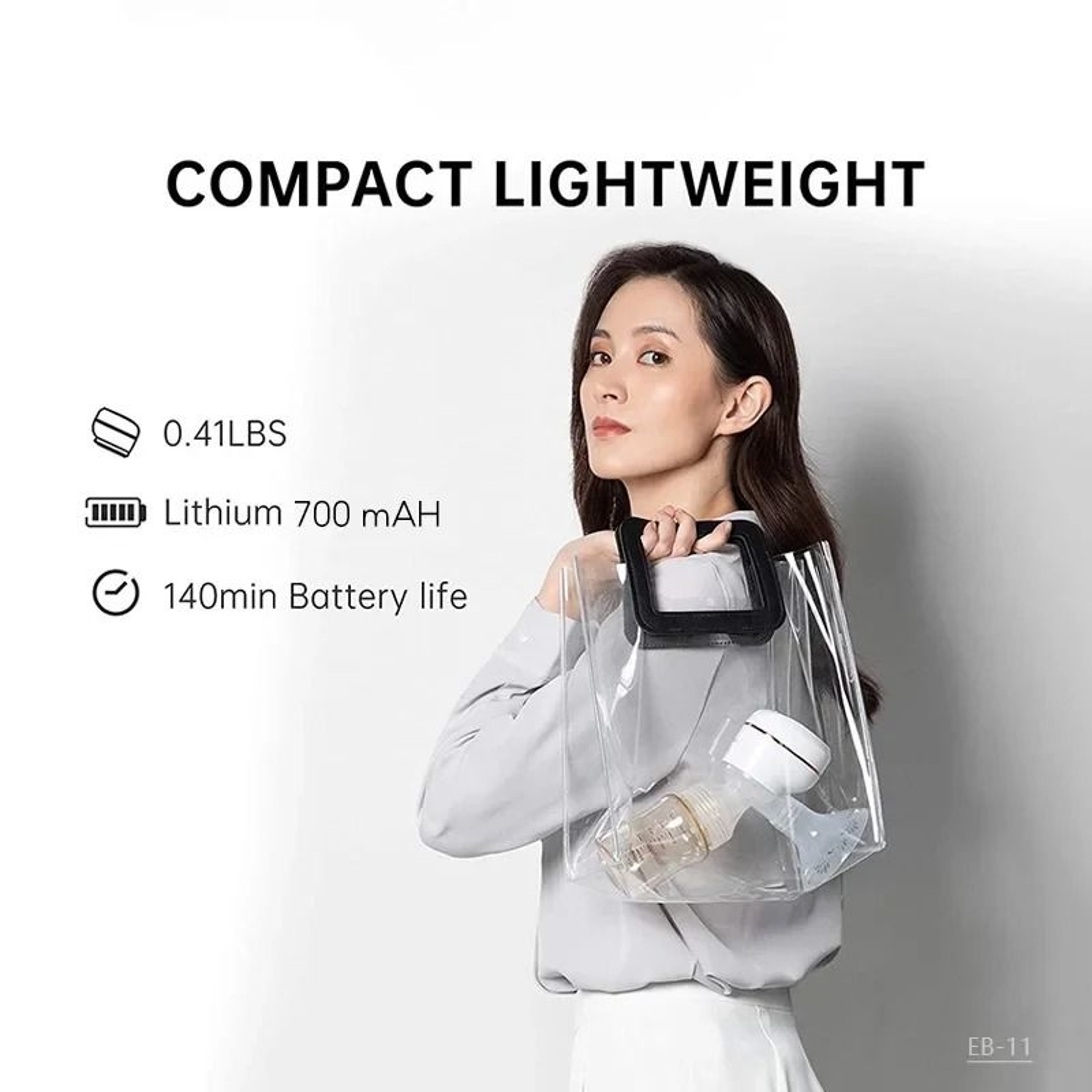 Wearable Electric Breast Pump With AntiBackflow Design And Quiet Suction 1
