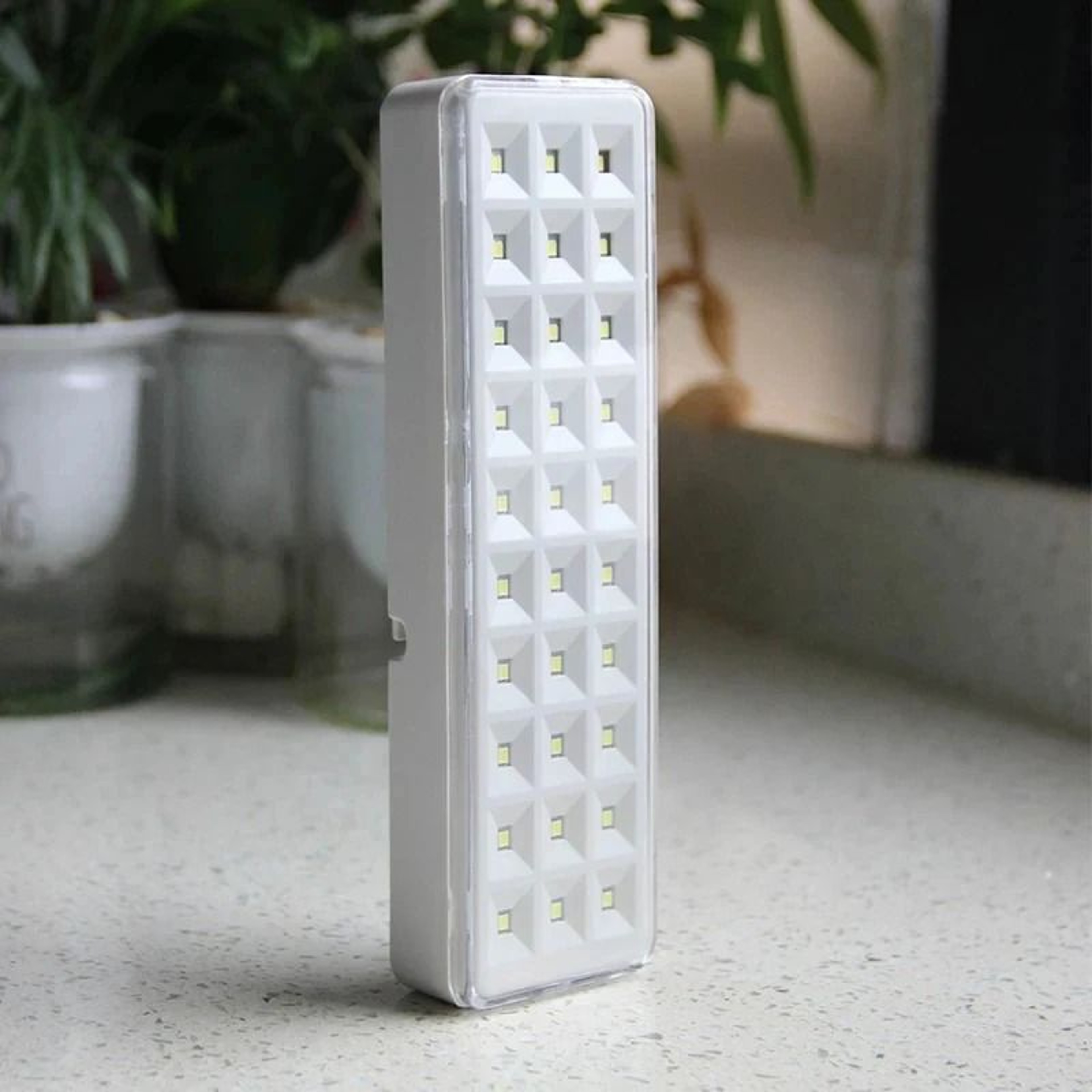30 LED Emergency Evacuation Light With Dimmable Brightness And Power Failure Backup 1