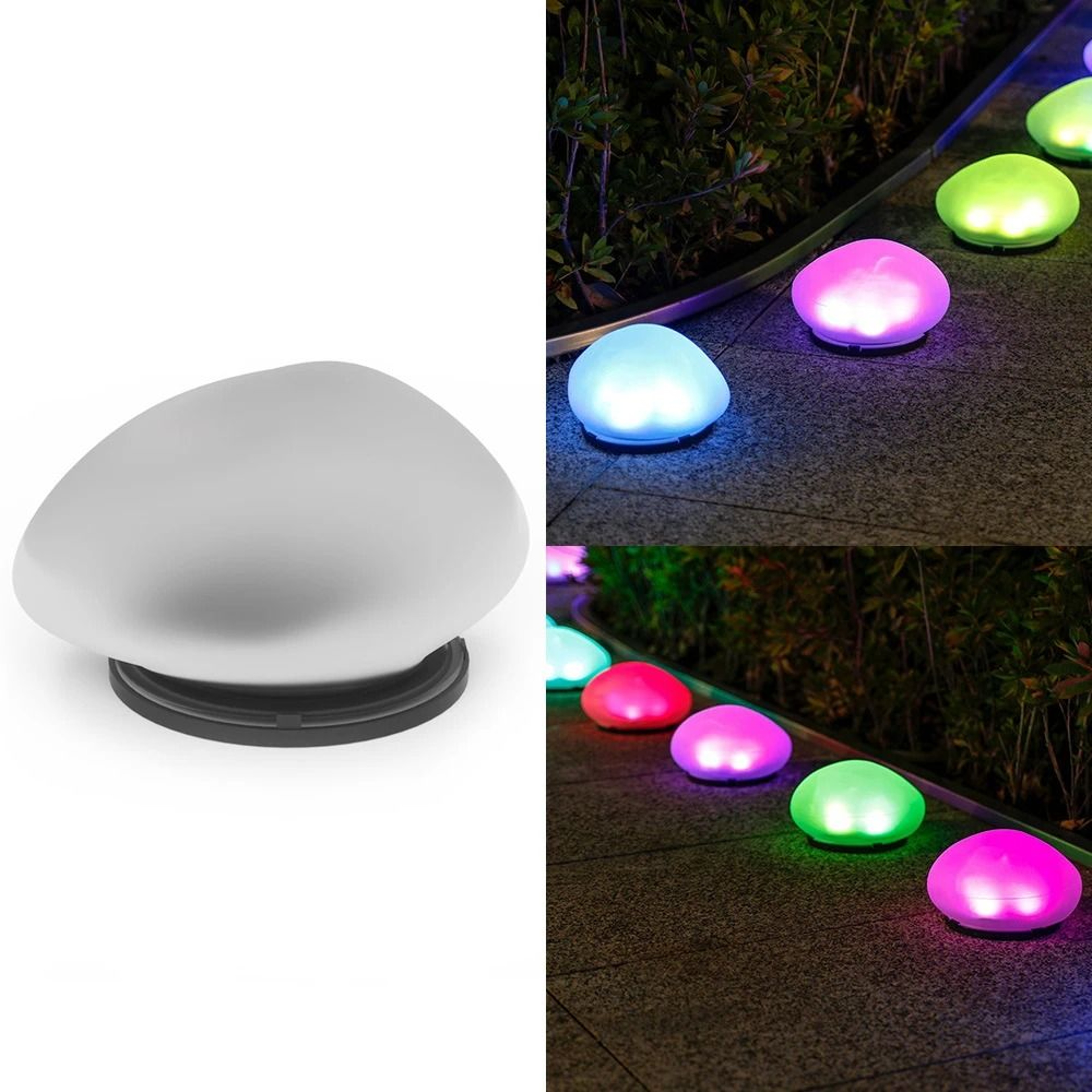 Solar Pebble Outdoor Decorative Light Waterproof Garden Lamp For Courtyard And Poolside Decor 8