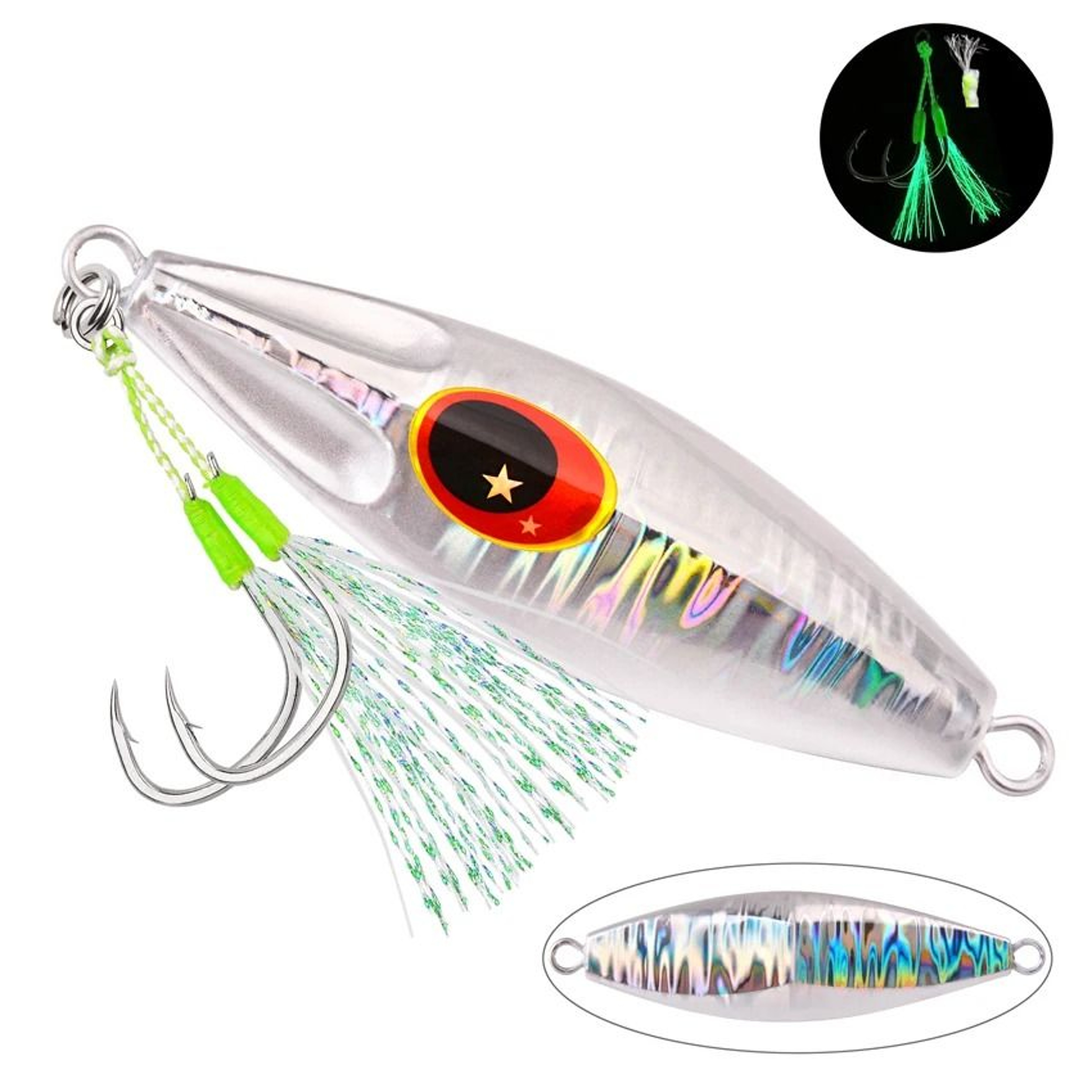 Metal Jig Spoon Lure For Shore And Slow Jigging With Super Hard Body For Bass And Saltwater Fishing 20