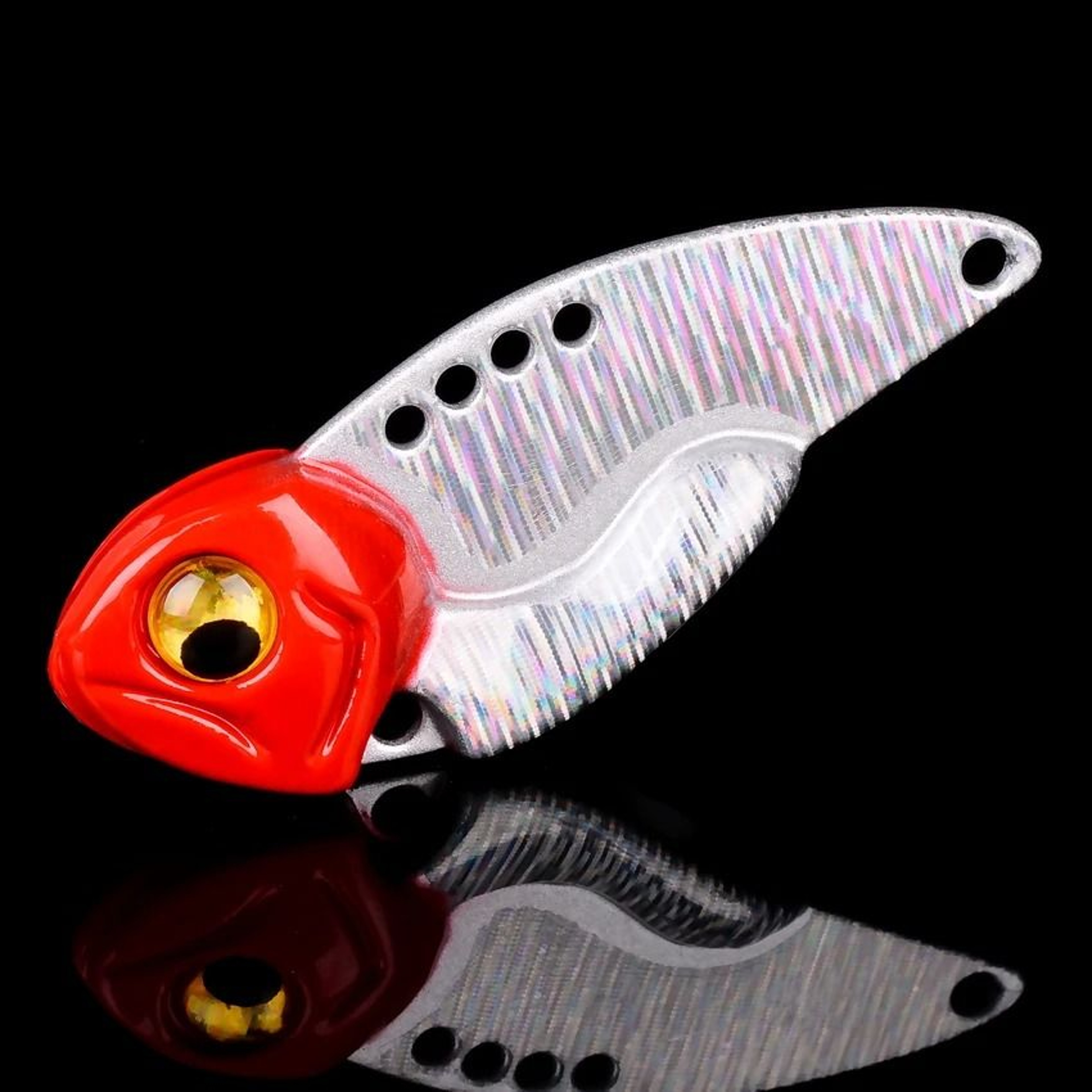 Sinking Cicada Vib Blade Spinner Lure Metal Spoon Bait For Winter Bass And Pike Fishing 12
