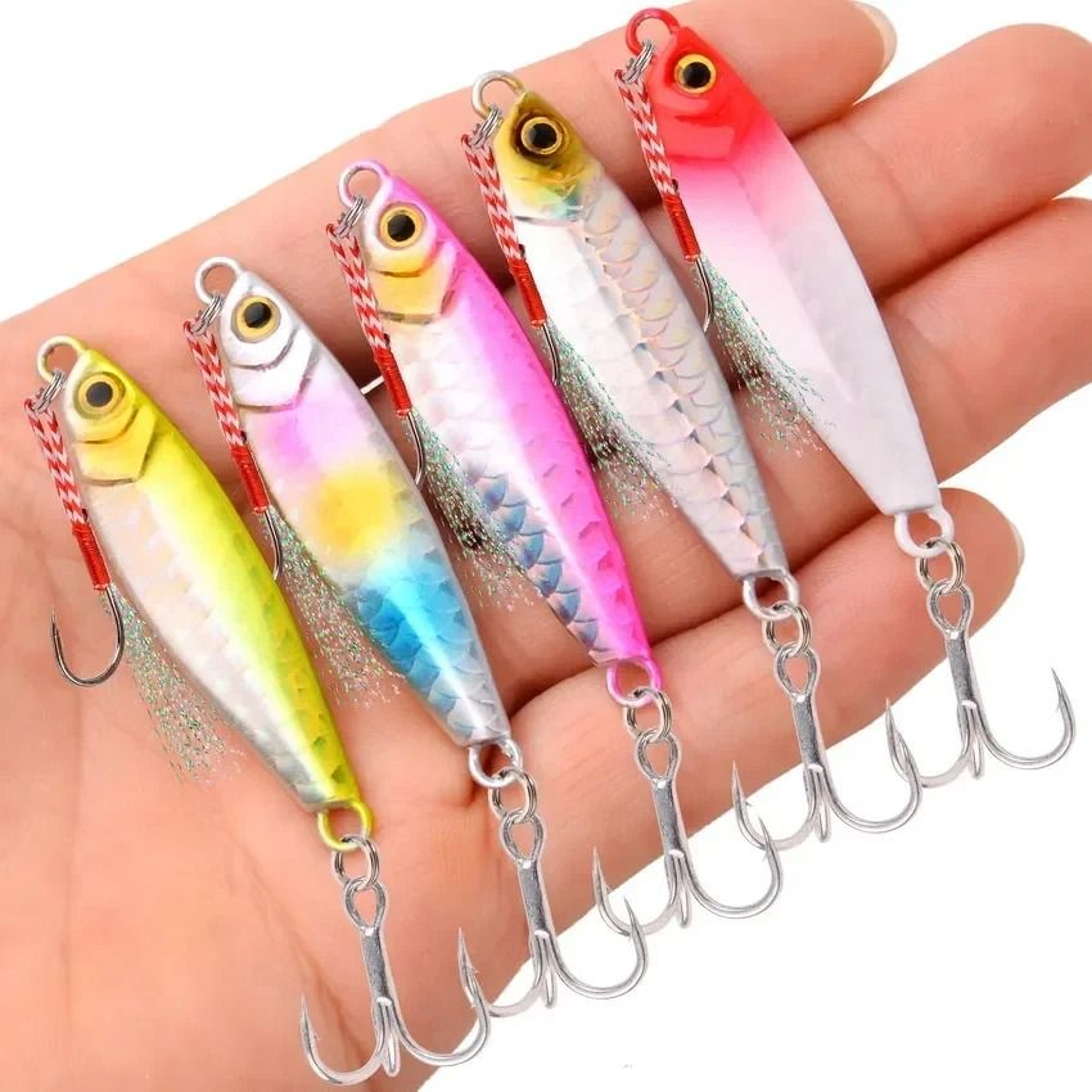 Shore Jigging Metal Jig Lure 3D Laser Printed Slow Jig Spoon 197 In For Sea Fishing 2