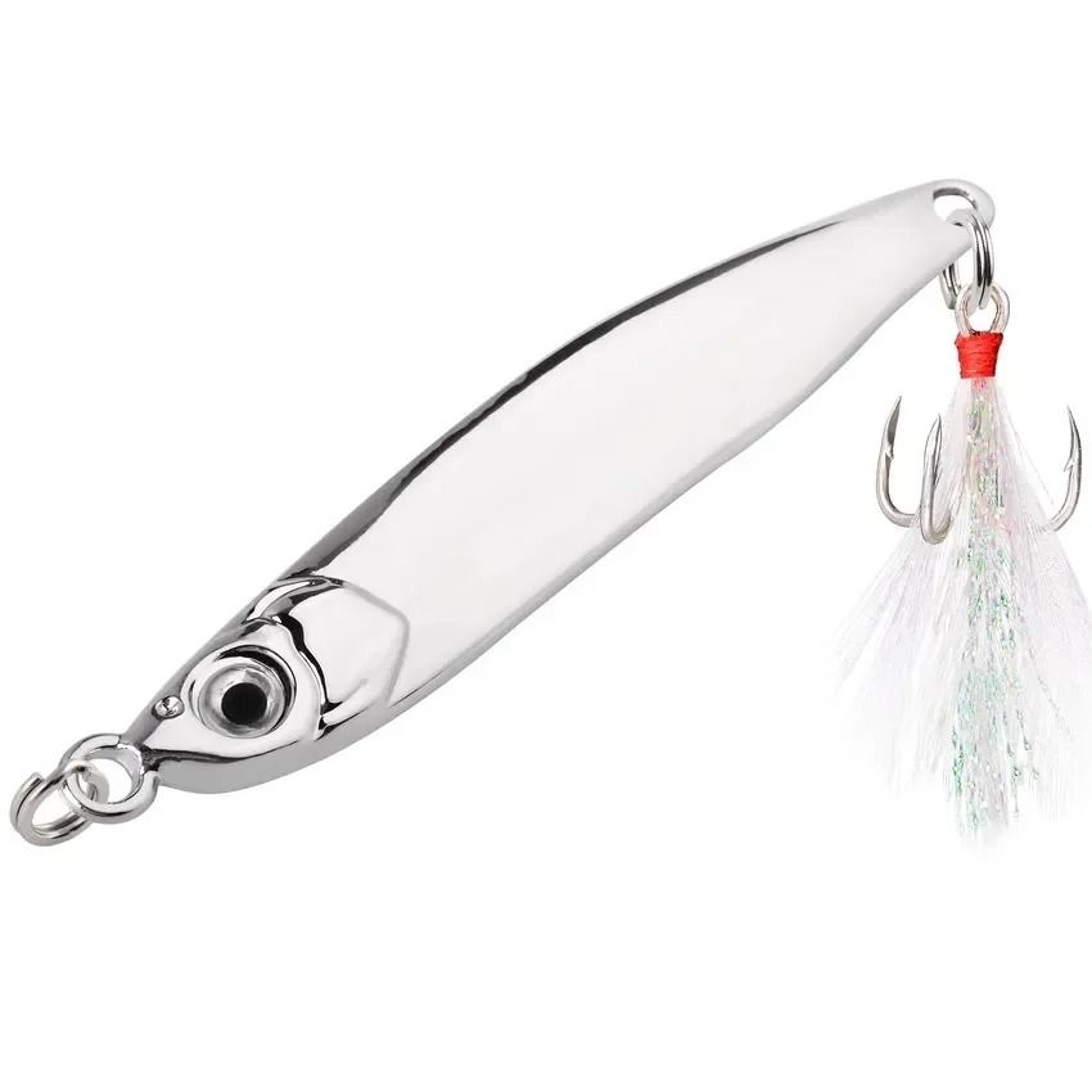 Metal Spoon Fishing Lure Silver Or Gold Sequin Bait For Bass Trout And Pike 9