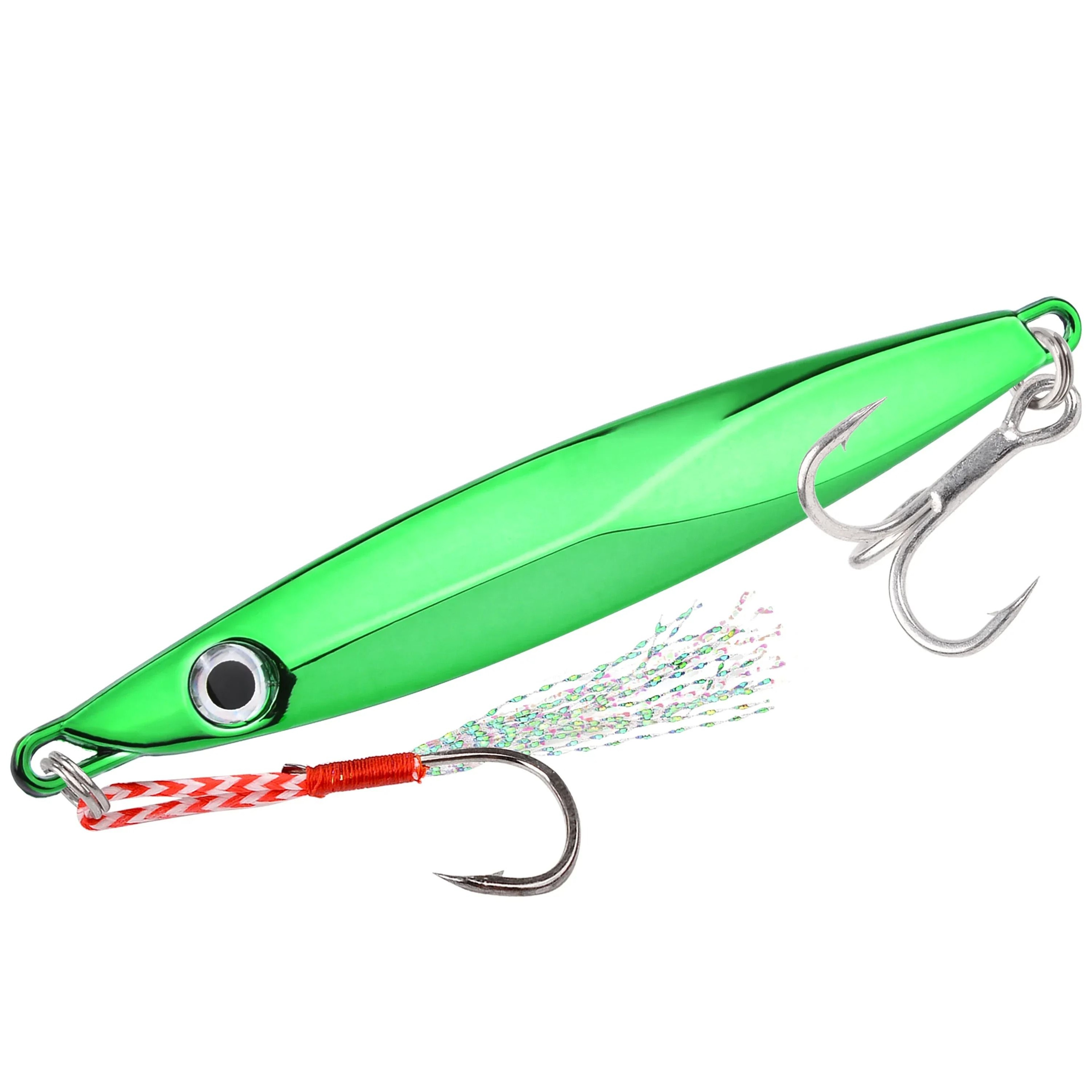 Sinking Metal Jig Fishing Lure Jig Spoon Wobbler Bait For Sea Fishing 15