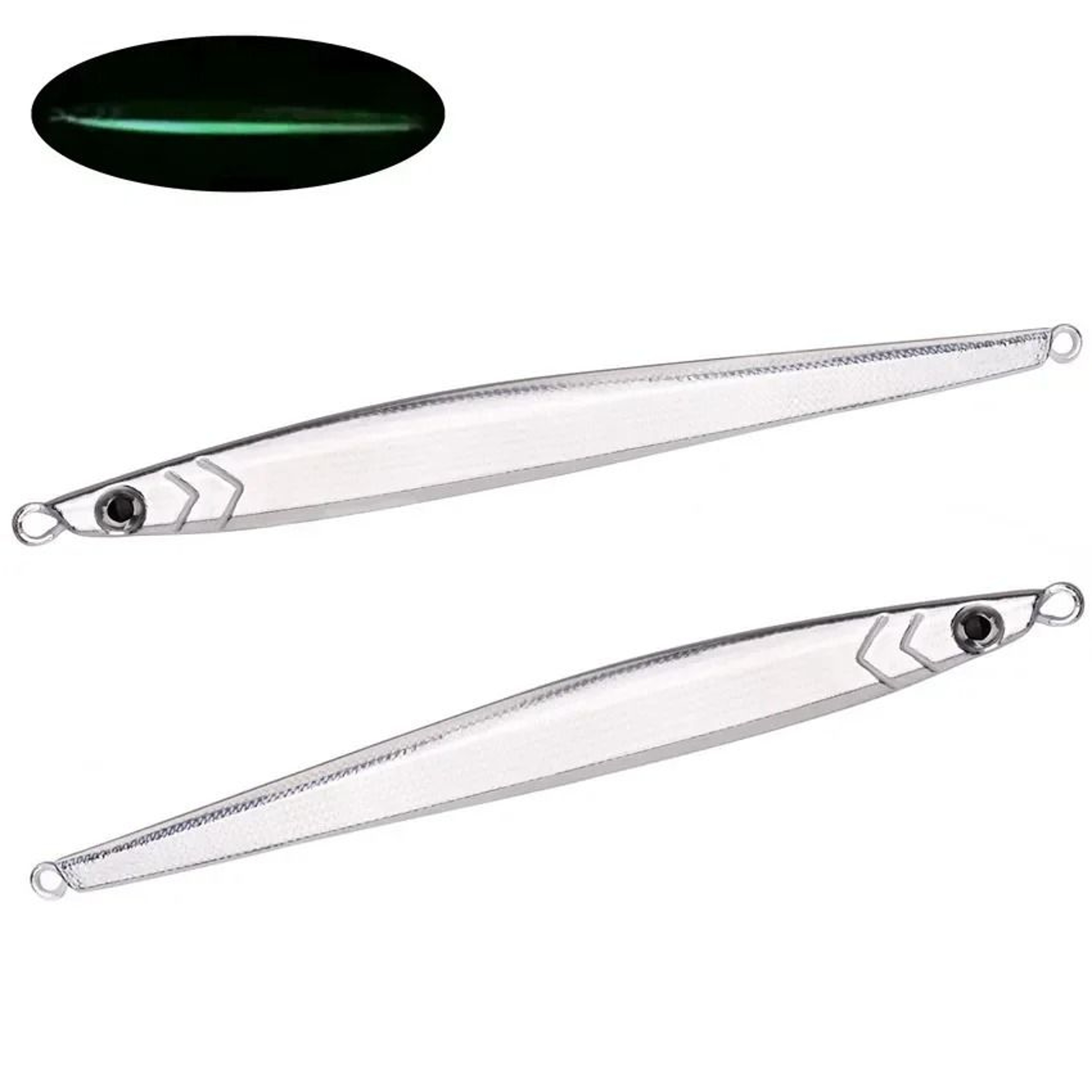 Slow Pitch Metal Jig Fishing Lure Long Casting Jig Spoon For Saltwater Shore Fishing 10