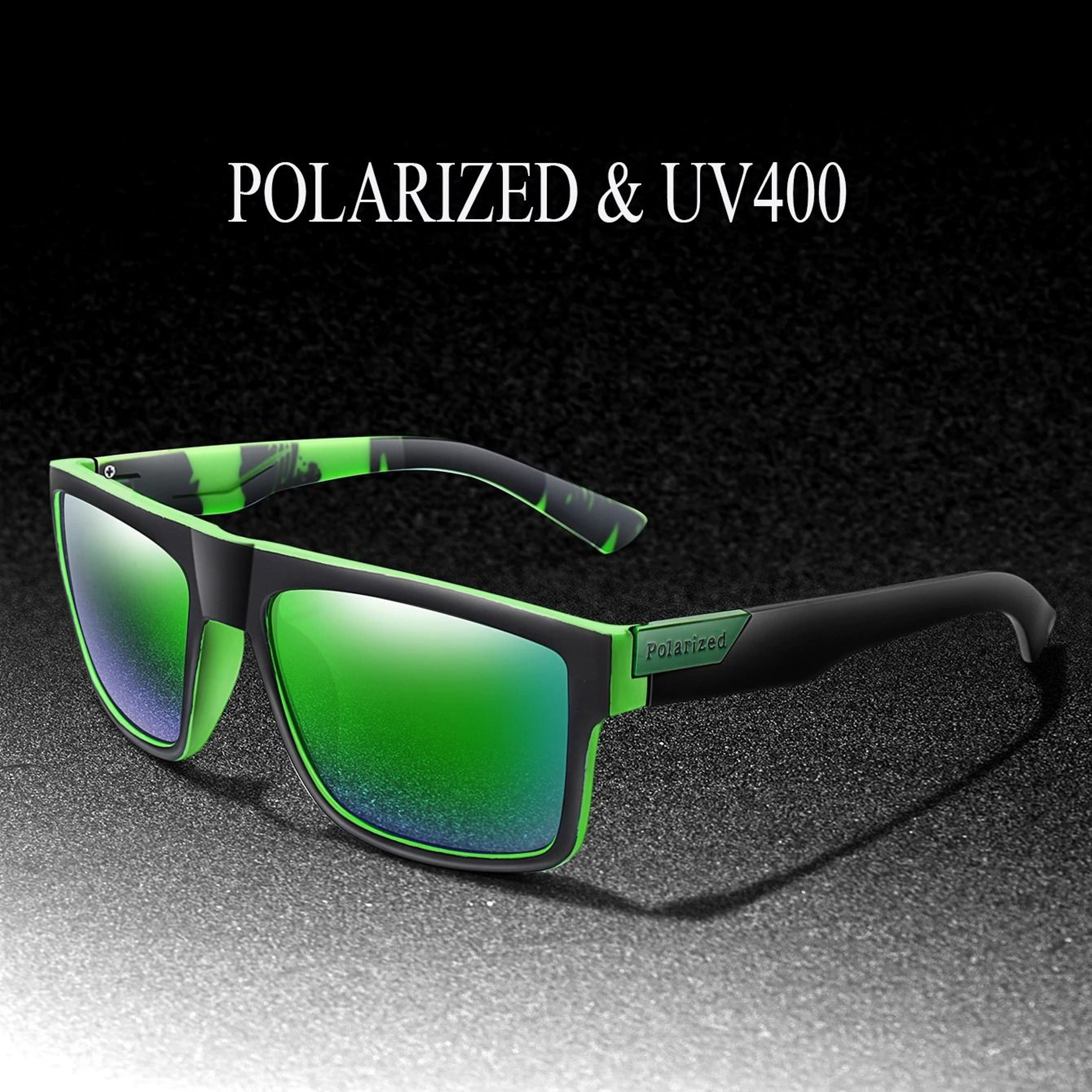 Vintage Polarized Windproof Sports Sunglasses UV400 HD Vision For Fishing Cycling And Running 0