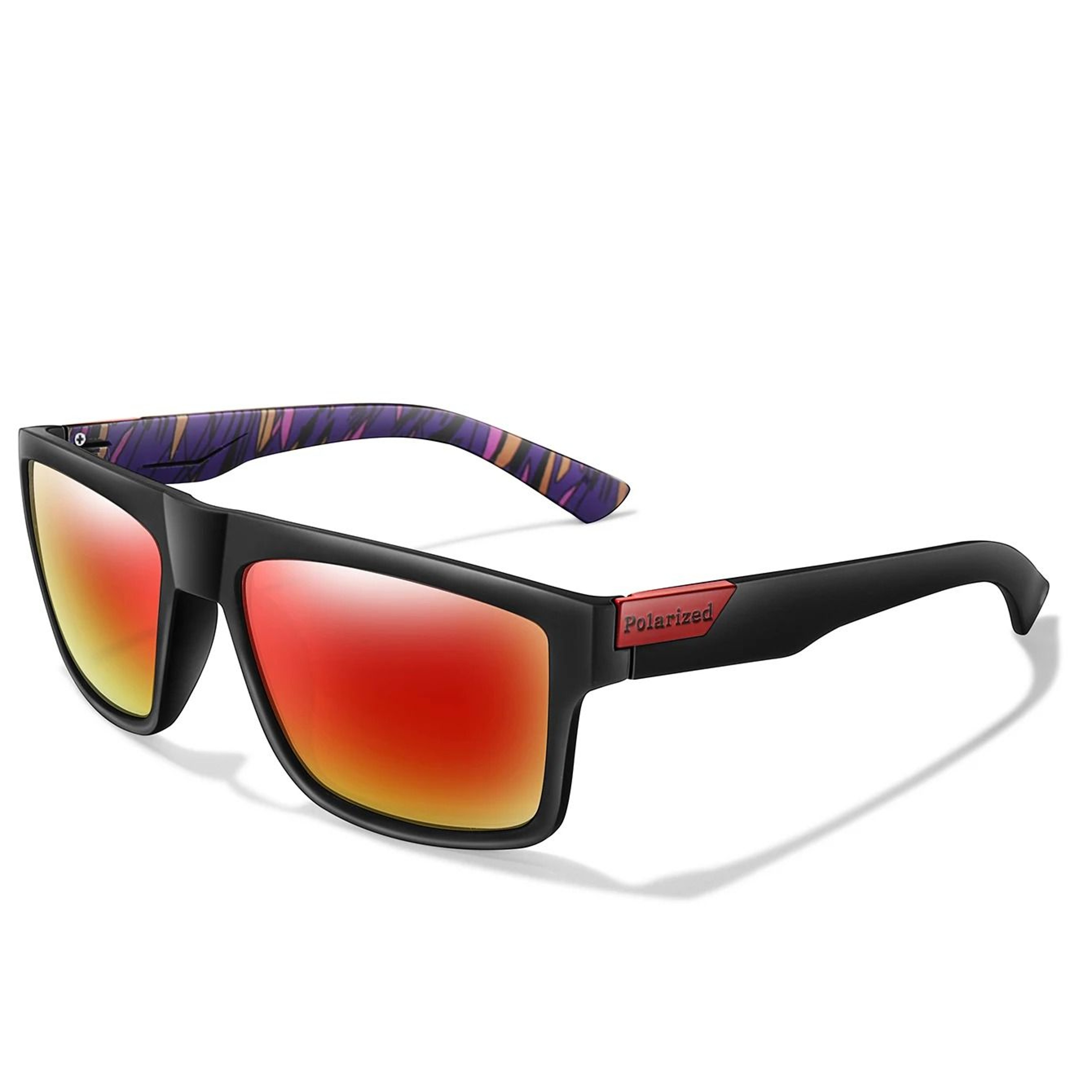 Vintage Polarized Windproof Sports Sunglasses UV400 HD Vision For Fishing Cycling And Running 2