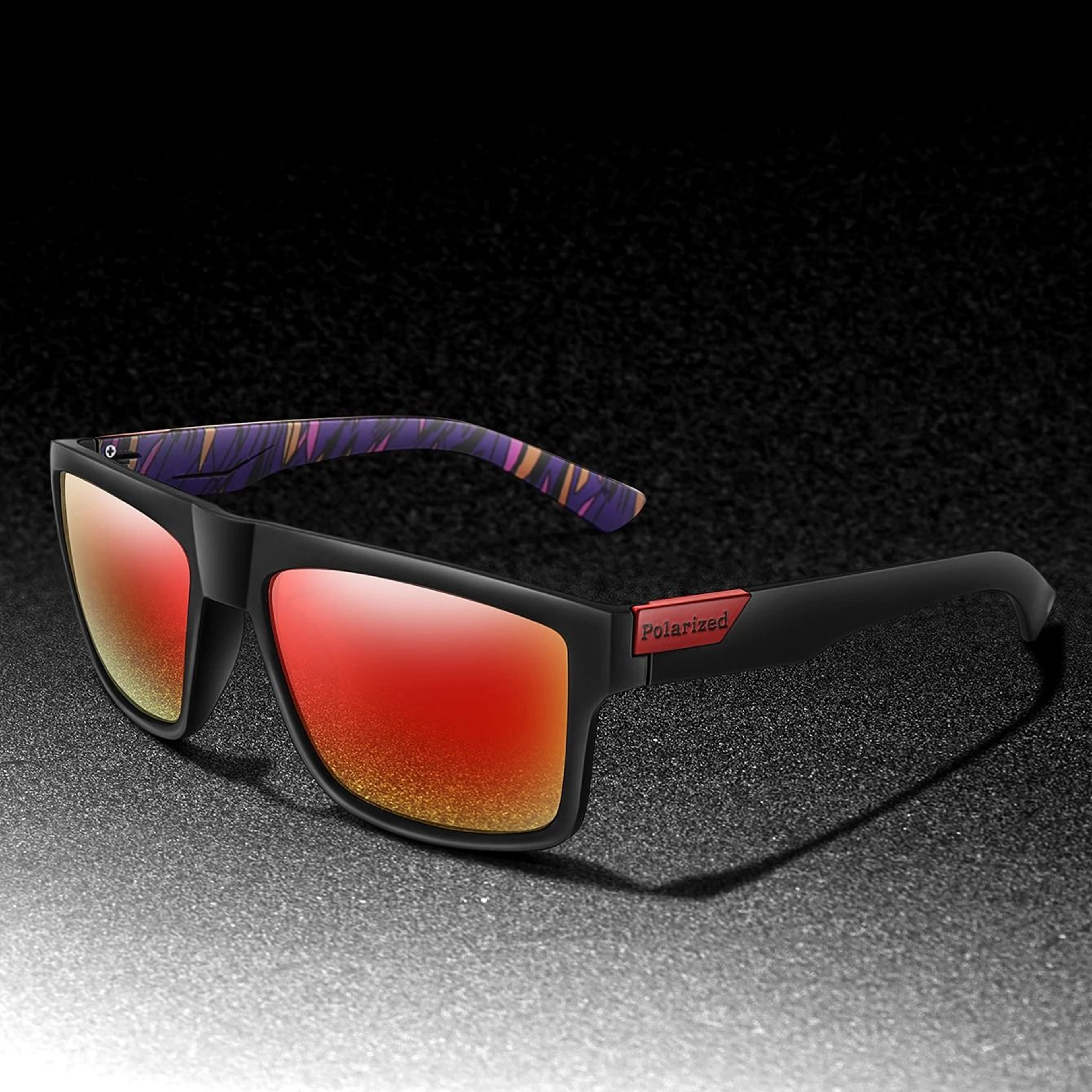 Vintage Polarized Windproof Sports Sunglasses UV400 HD Vision For Fishing Cycling And Running 5