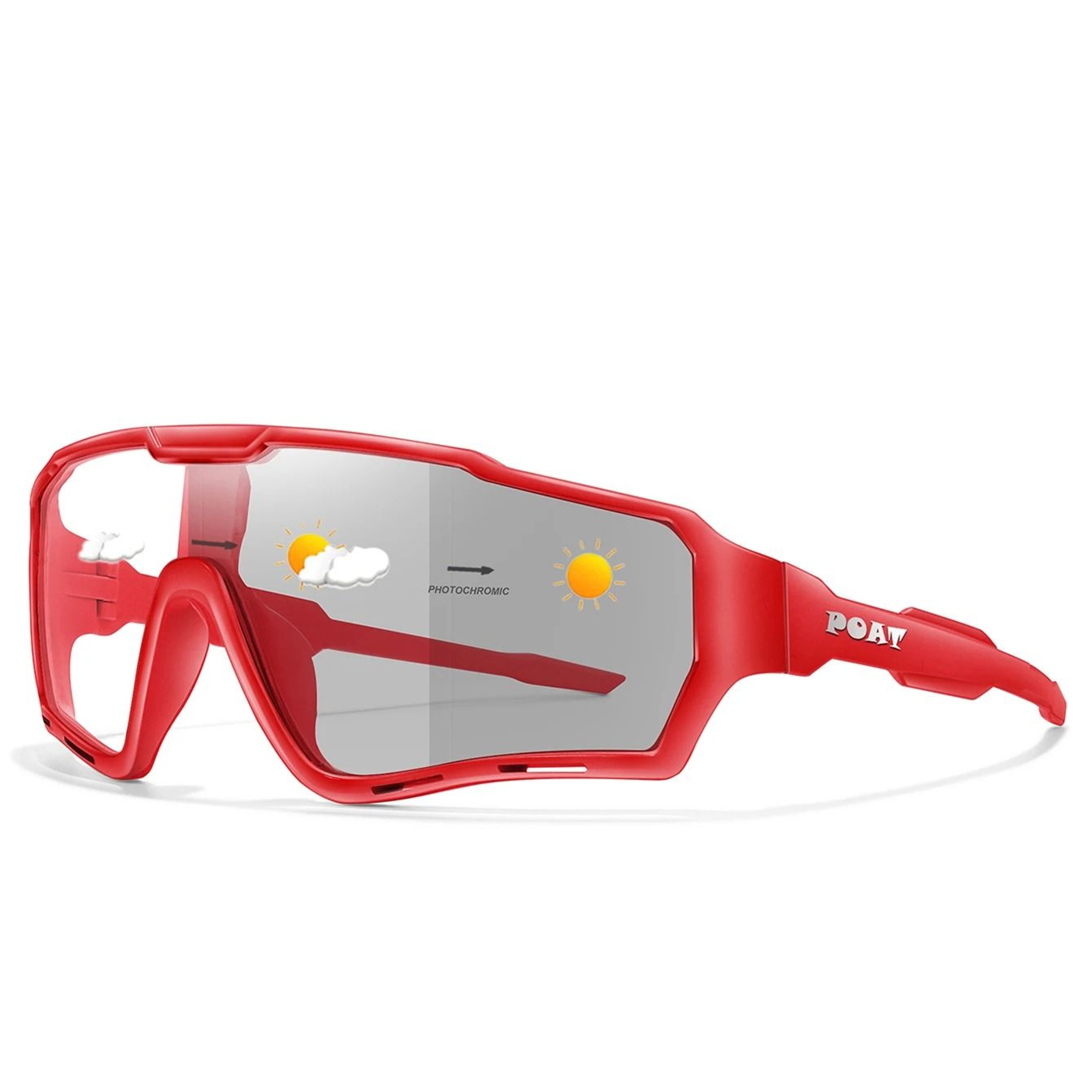 Photochromic Sports Cycling Sunglasses UV400 For MTB Biking Fishing And Running 4