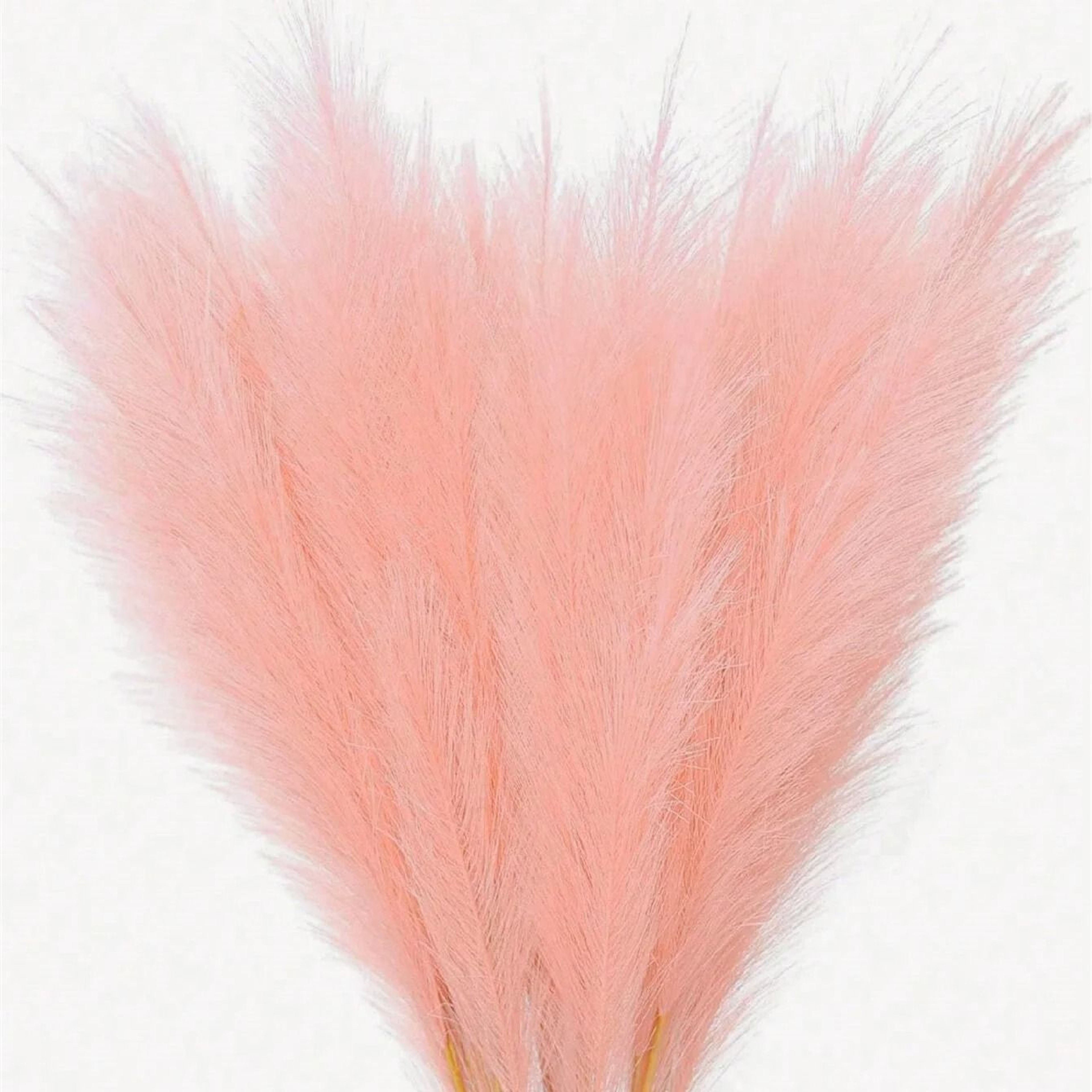 Red Faux Pampas Grass Stems For Wedding And Home Decor 5 Piece Set 7