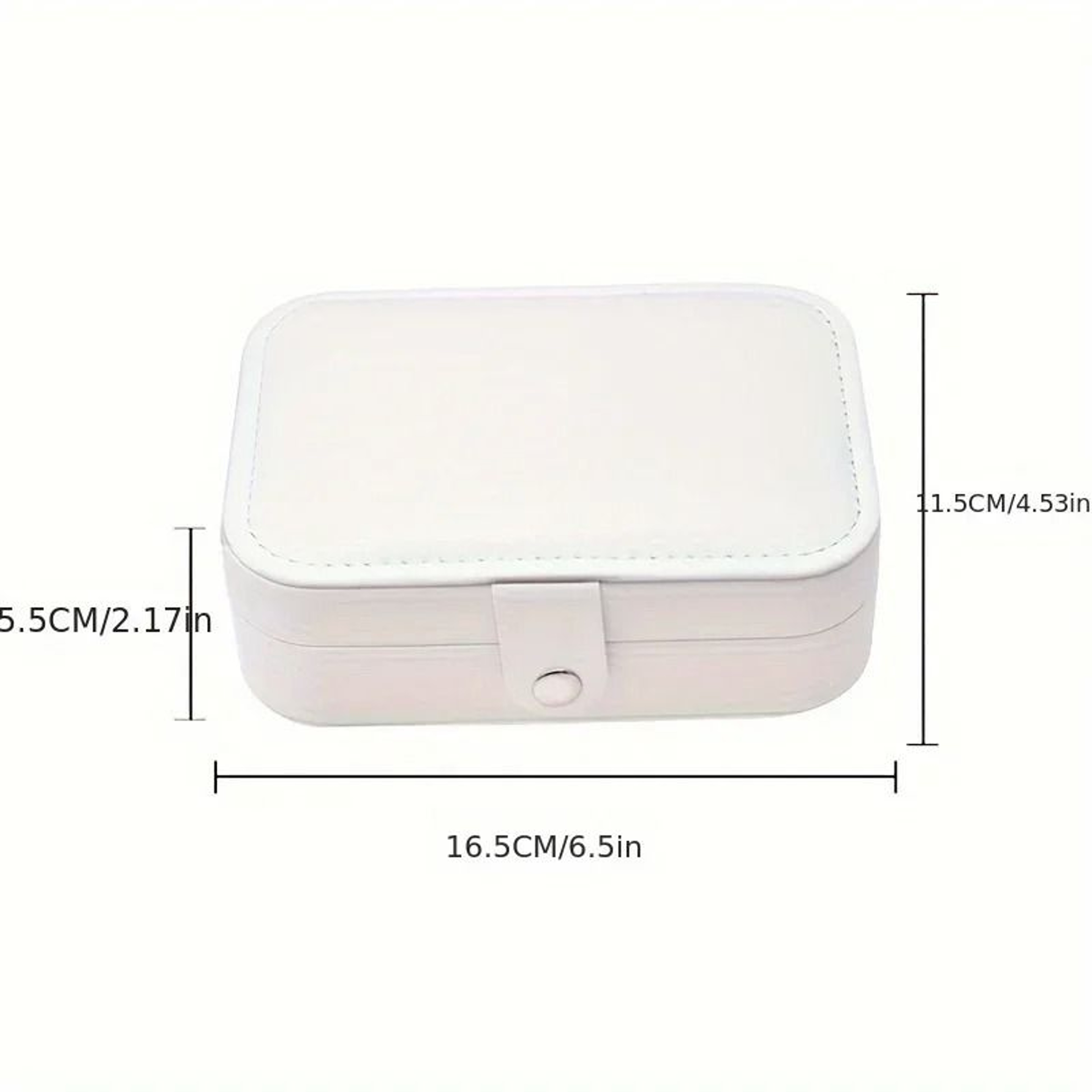 PU Leather Jewelry Organizer Box With Lock 5