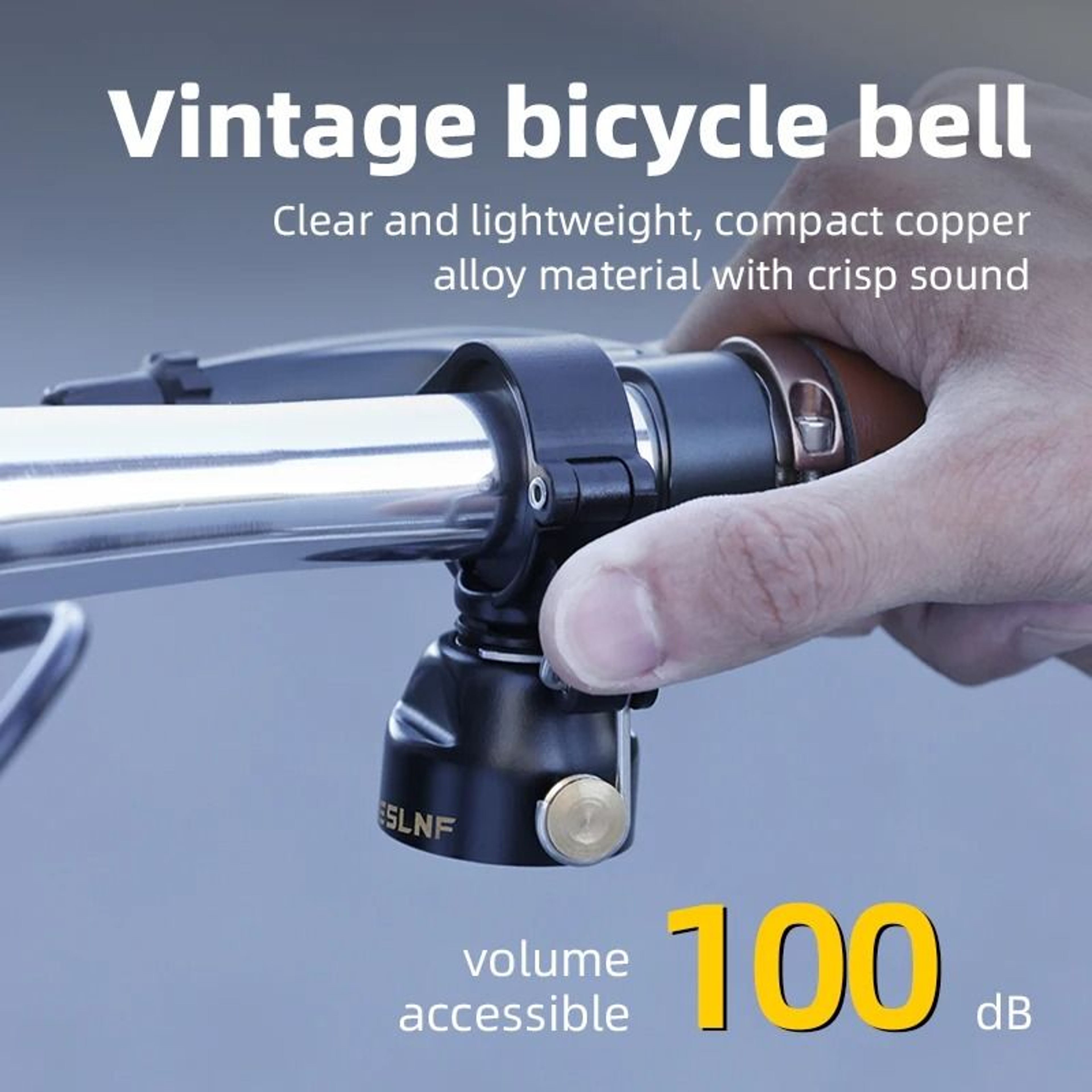 Copper Bike Bell With Single Strike And Cowbell Mode 5
