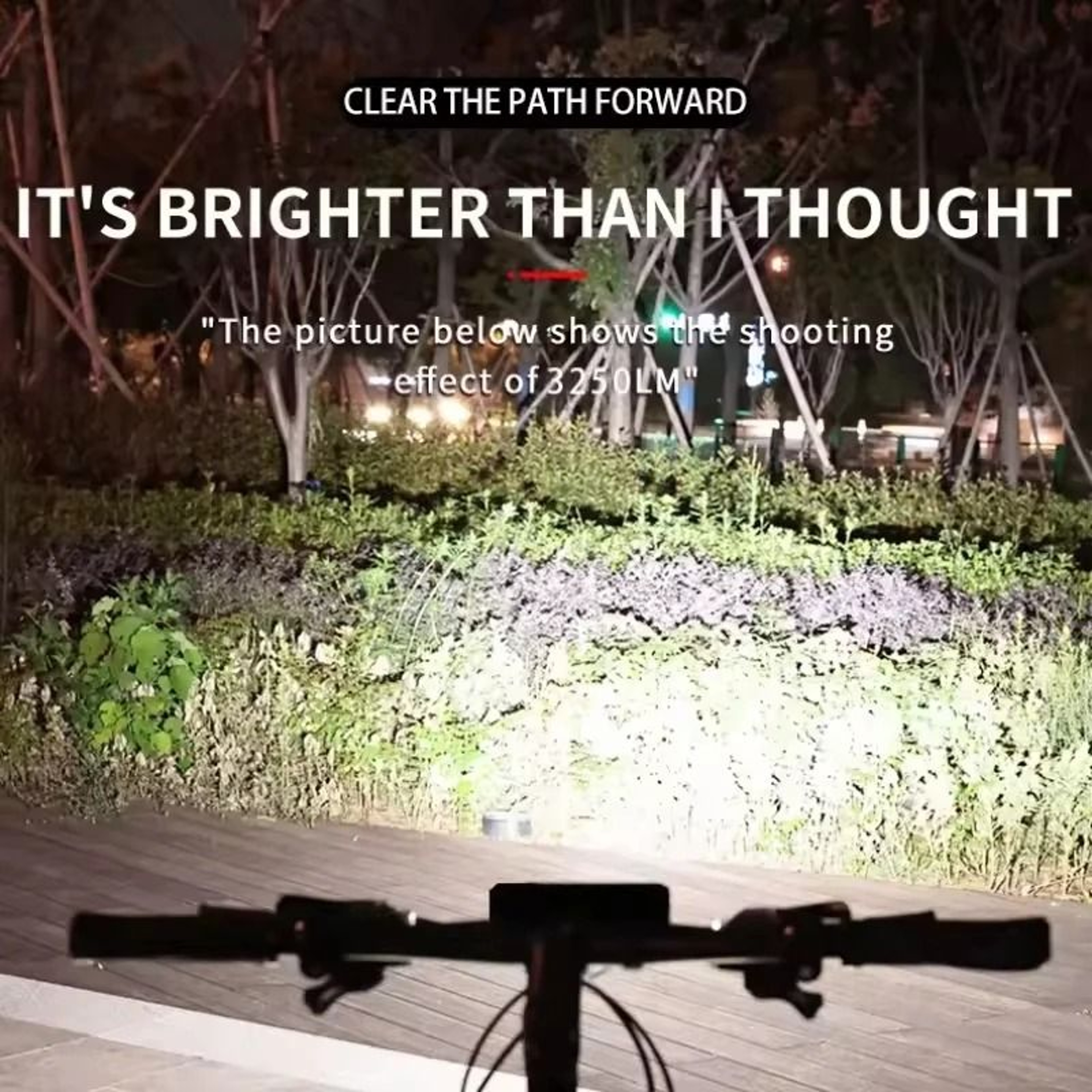 3250 Lumen Rechargeable Bicycle Headlight Waterproof LED Front Light 1