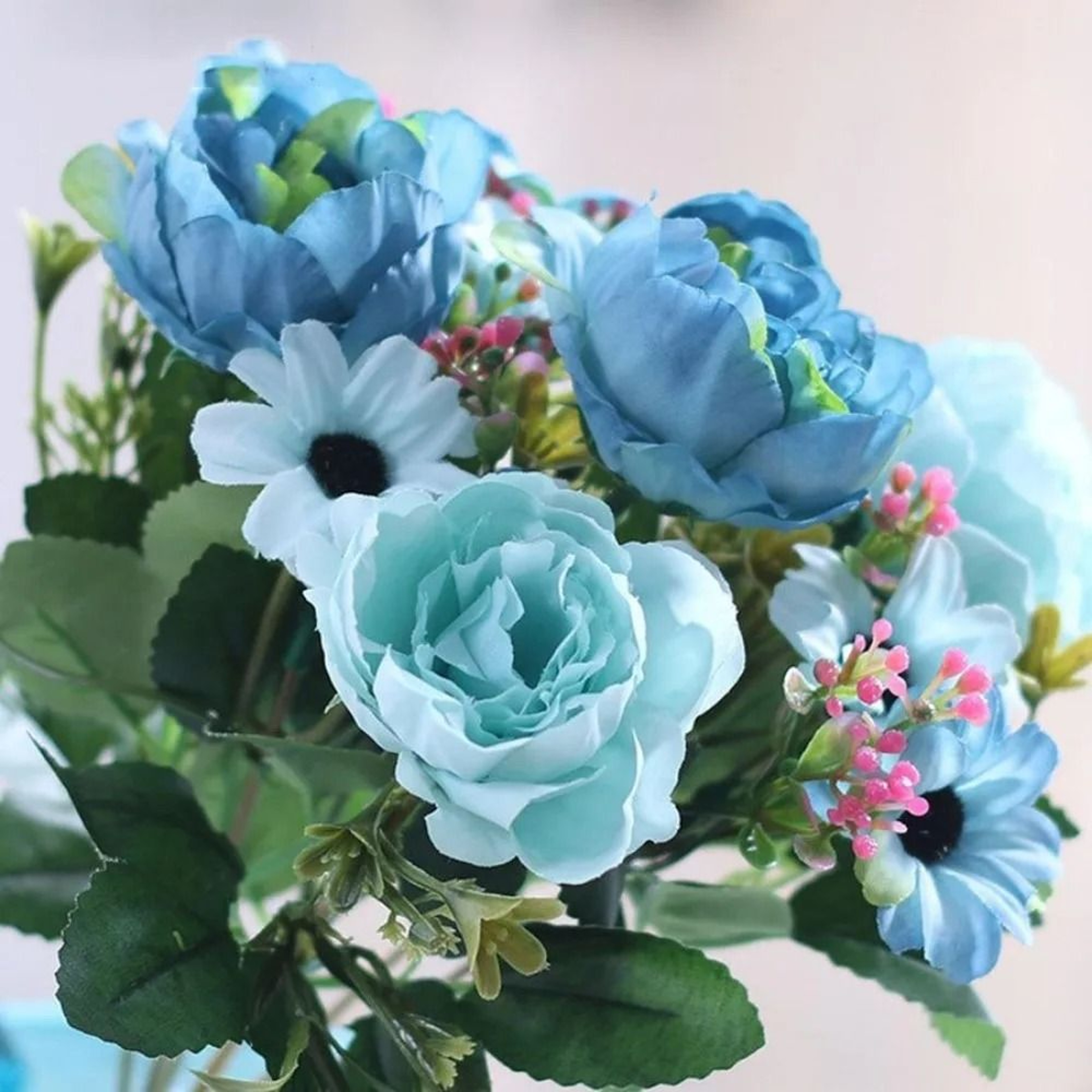 Artificial Peony Bouquet Silk Peony Flowers For Wedding And Home Decor 7