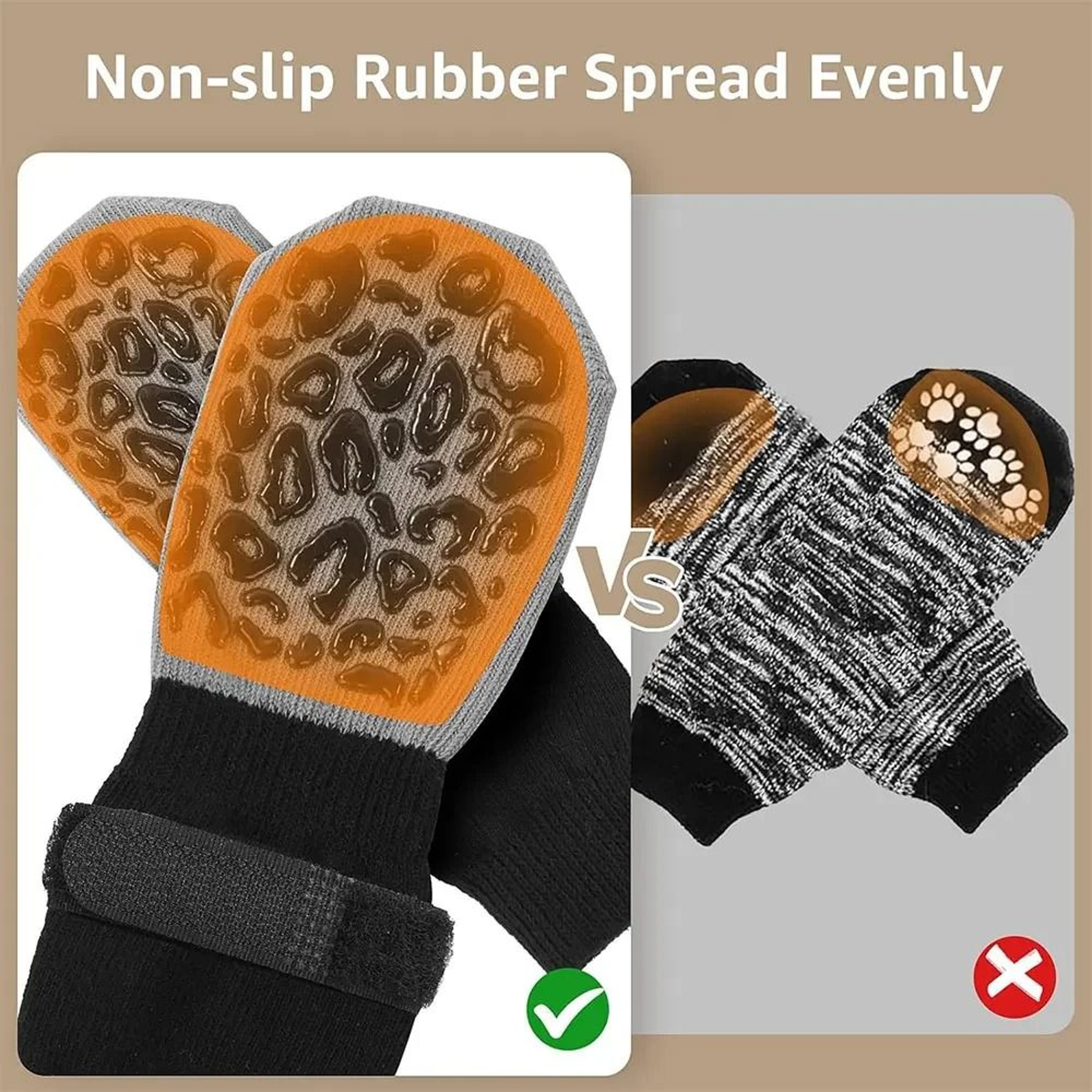 Waterproof Dog Paw Protectors Anti Slip Boots Set Of 4 With Adjustable Straps 2