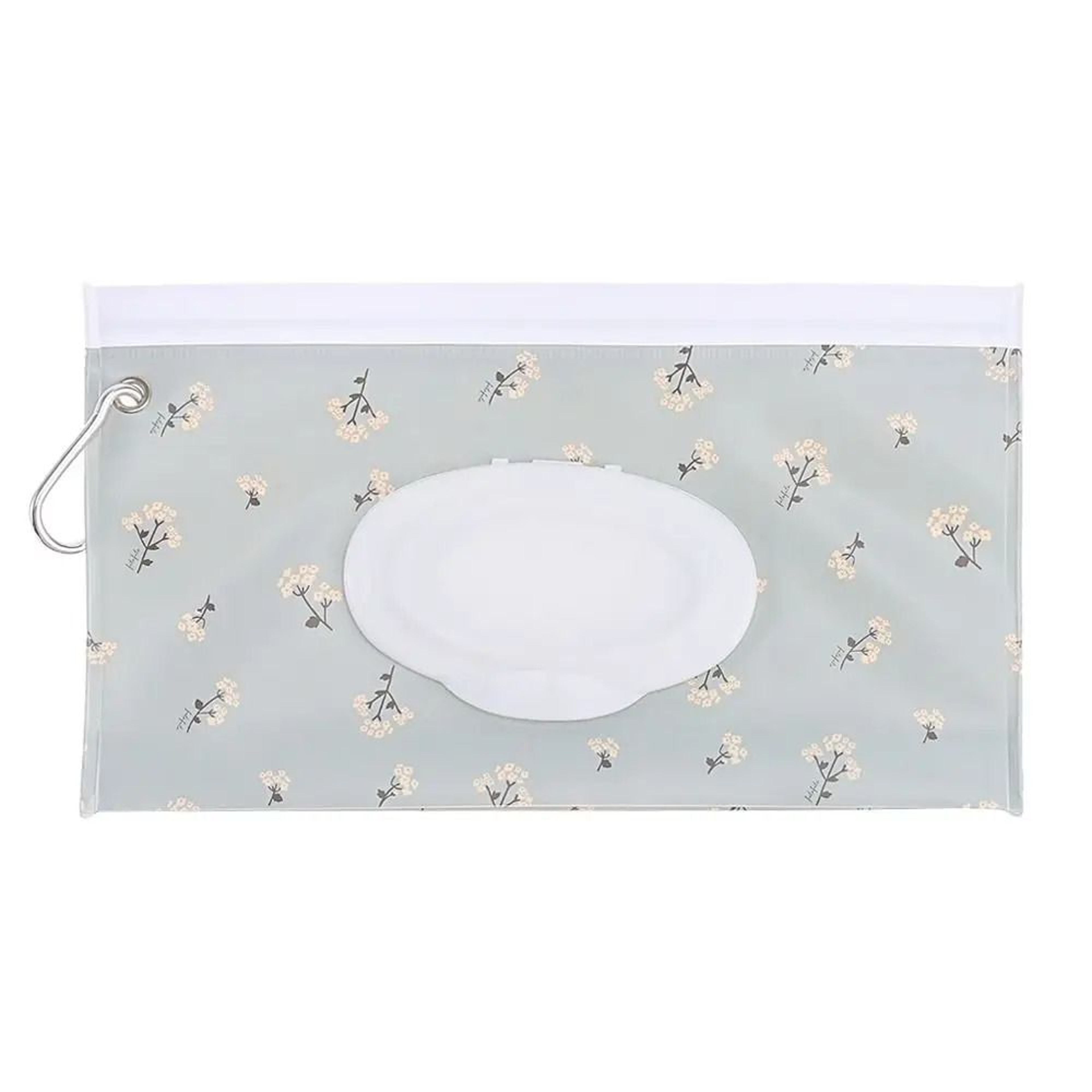 Portable Wet Wipe Pouch Refillable Wipes Holder Case With Flip Cover And Snap Strap 10