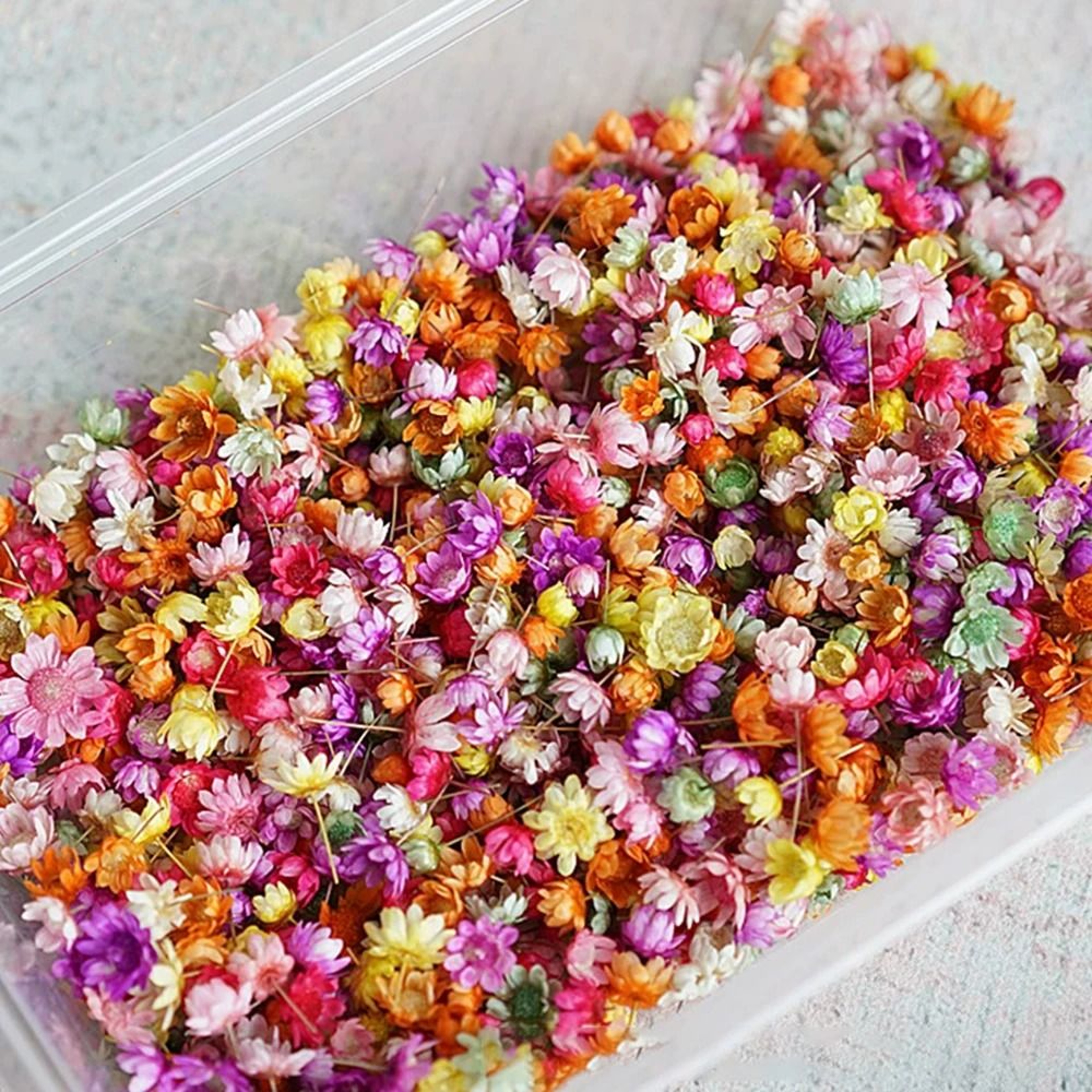 Mini Dried Look Artificial Flower Heads For DIY Crafts Resin Jewelry Candle Decor 140 Or 280 Pieces 6