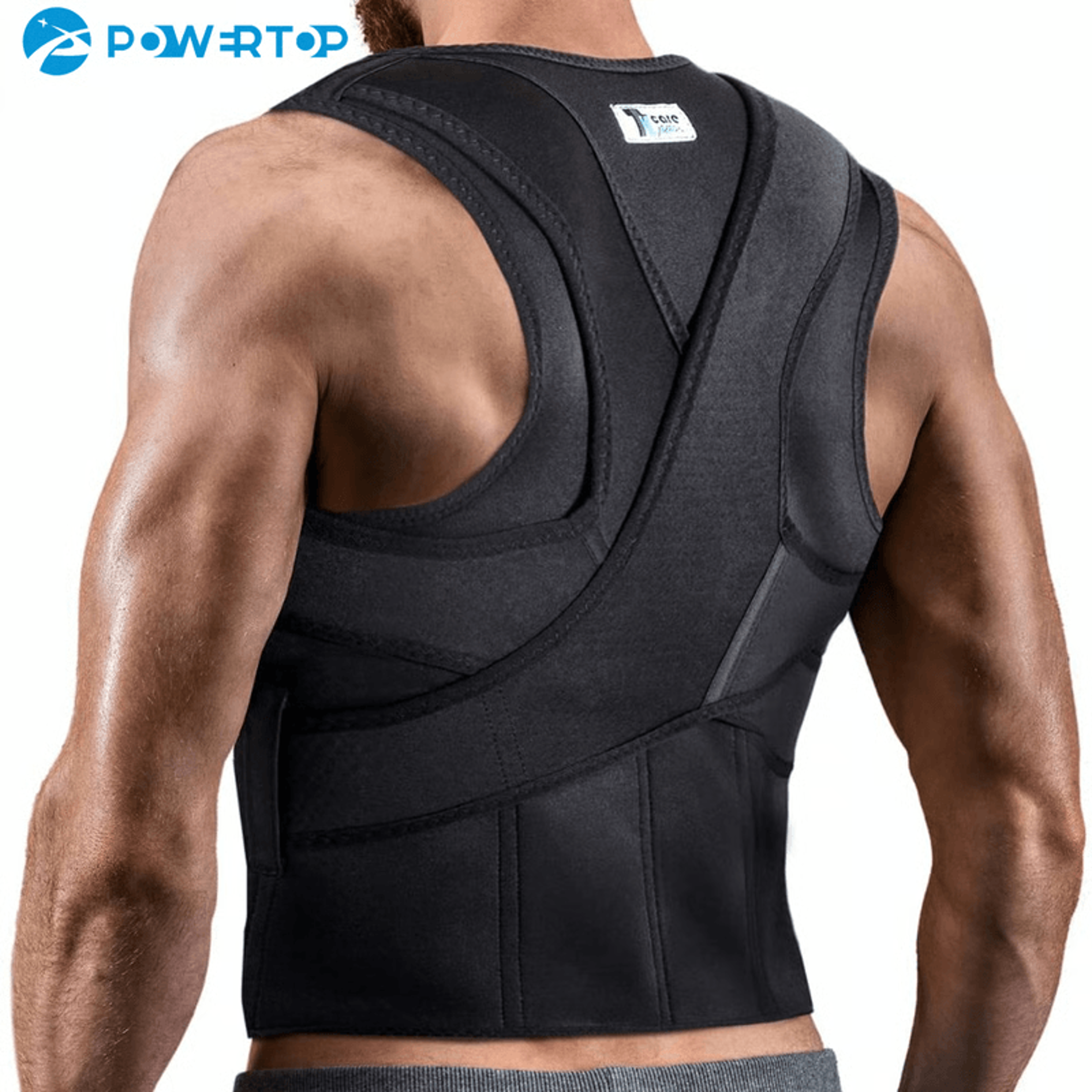 Adjustable back posture corrector brace for men and women