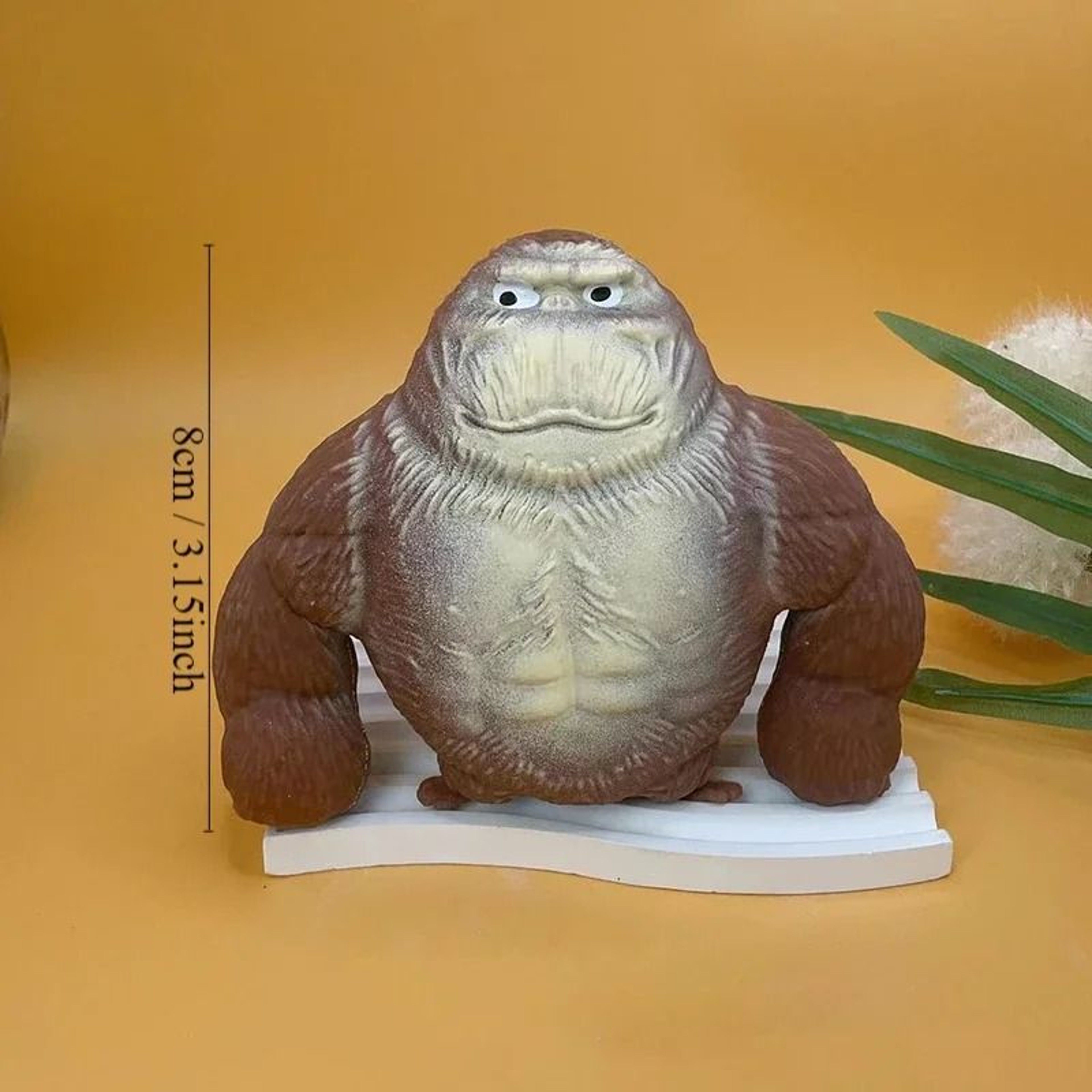 Funny Gorilla Stress Relief Squeeze Toy Pinch Figure Desk Decor For Relaxation 6